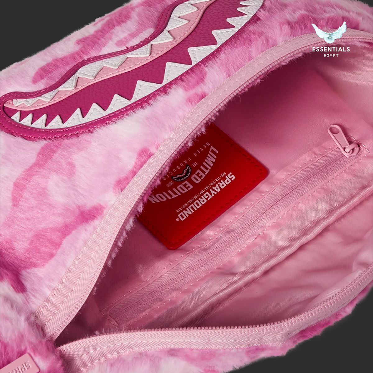 Sprayground Furrrocious In Pink Savvy Crossbody