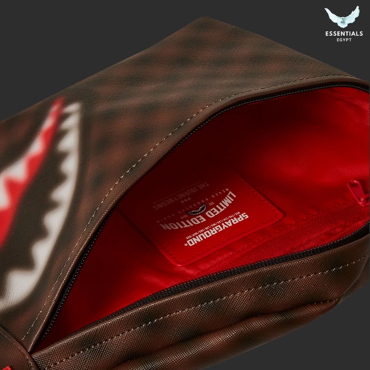 Sprayground Sharks In Paris Blur Effect Savvy Crossbody
