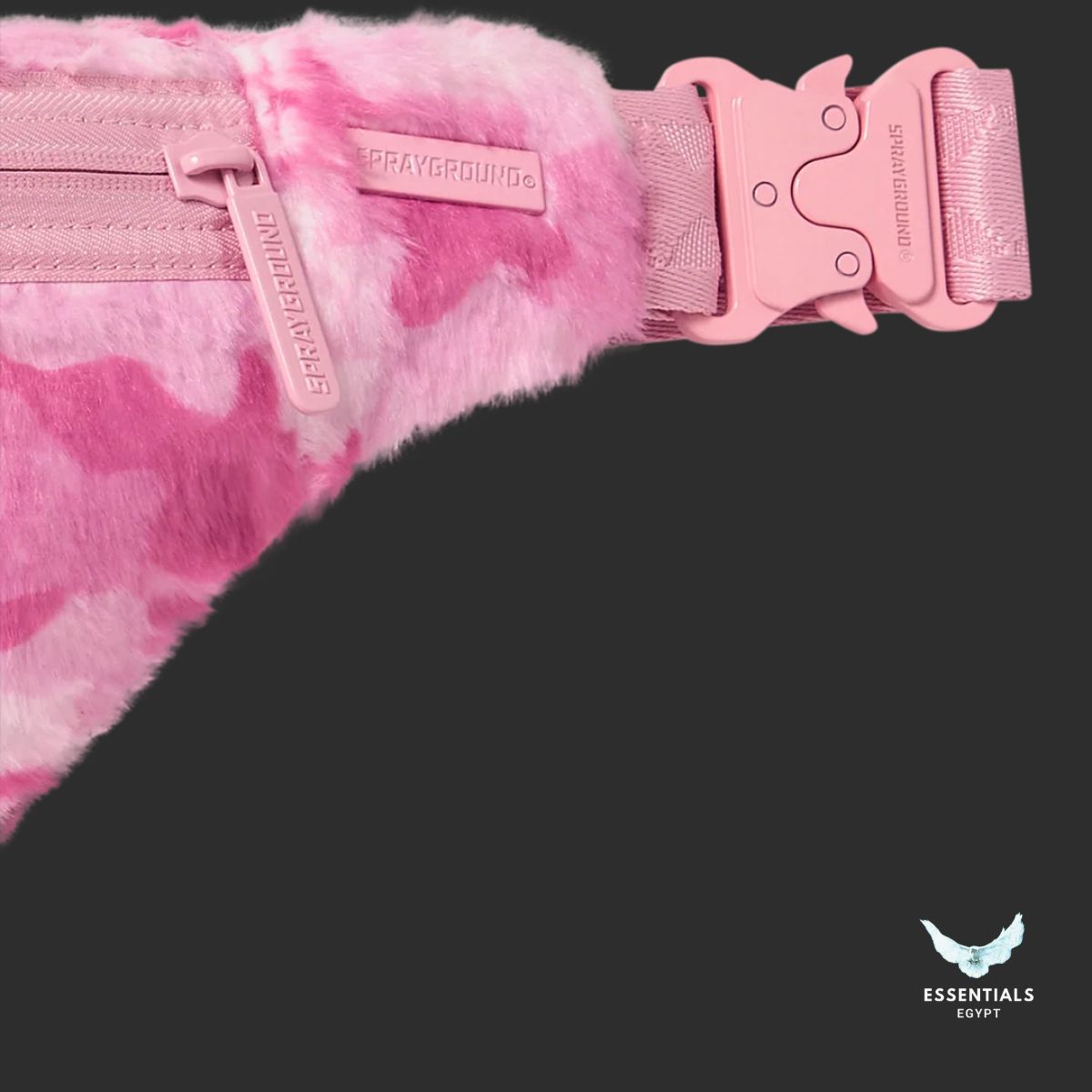 Sprayground Furrrocious In Pink Savvy Crossbody