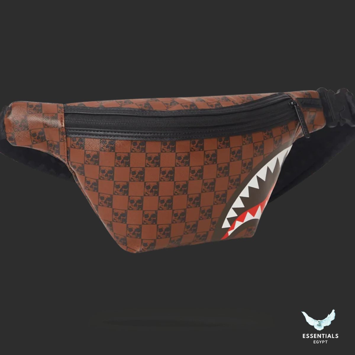 Sprayground Sharks and Skulls Savvy Crossbody