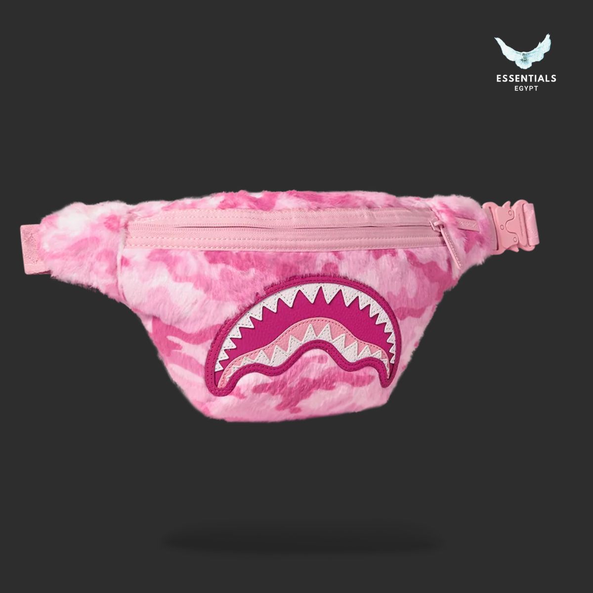 Sprayground Furrrocious In Pink Savvy Crossbody