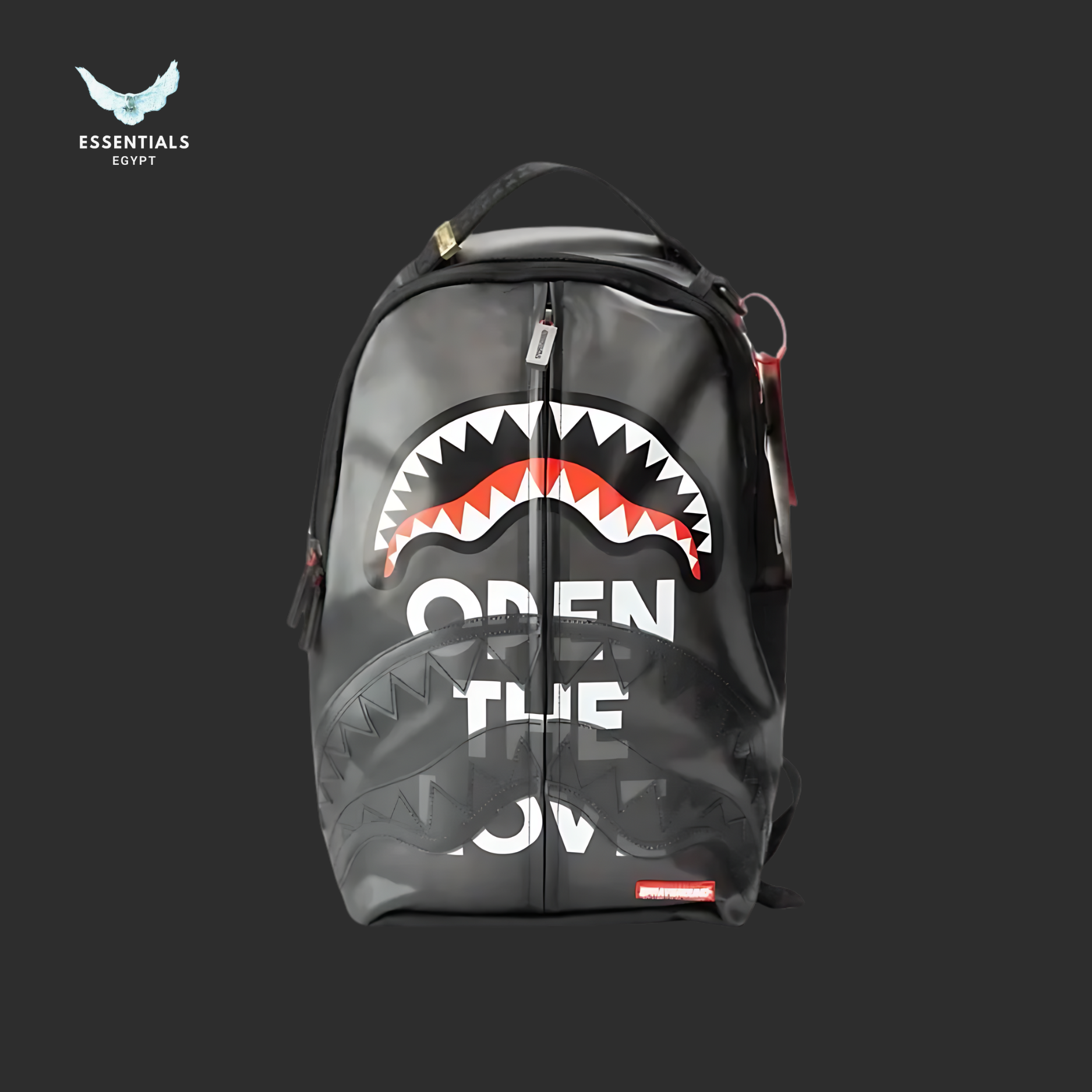 SPRAYGROUND OPEN THE LOVE BACKPACK (FROSTED TRANSPARENT)