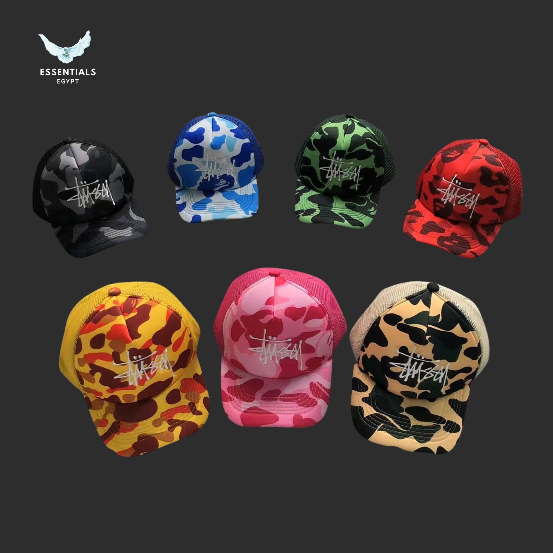 BAPE x Stüssy Trucker Cap | Essentials EG