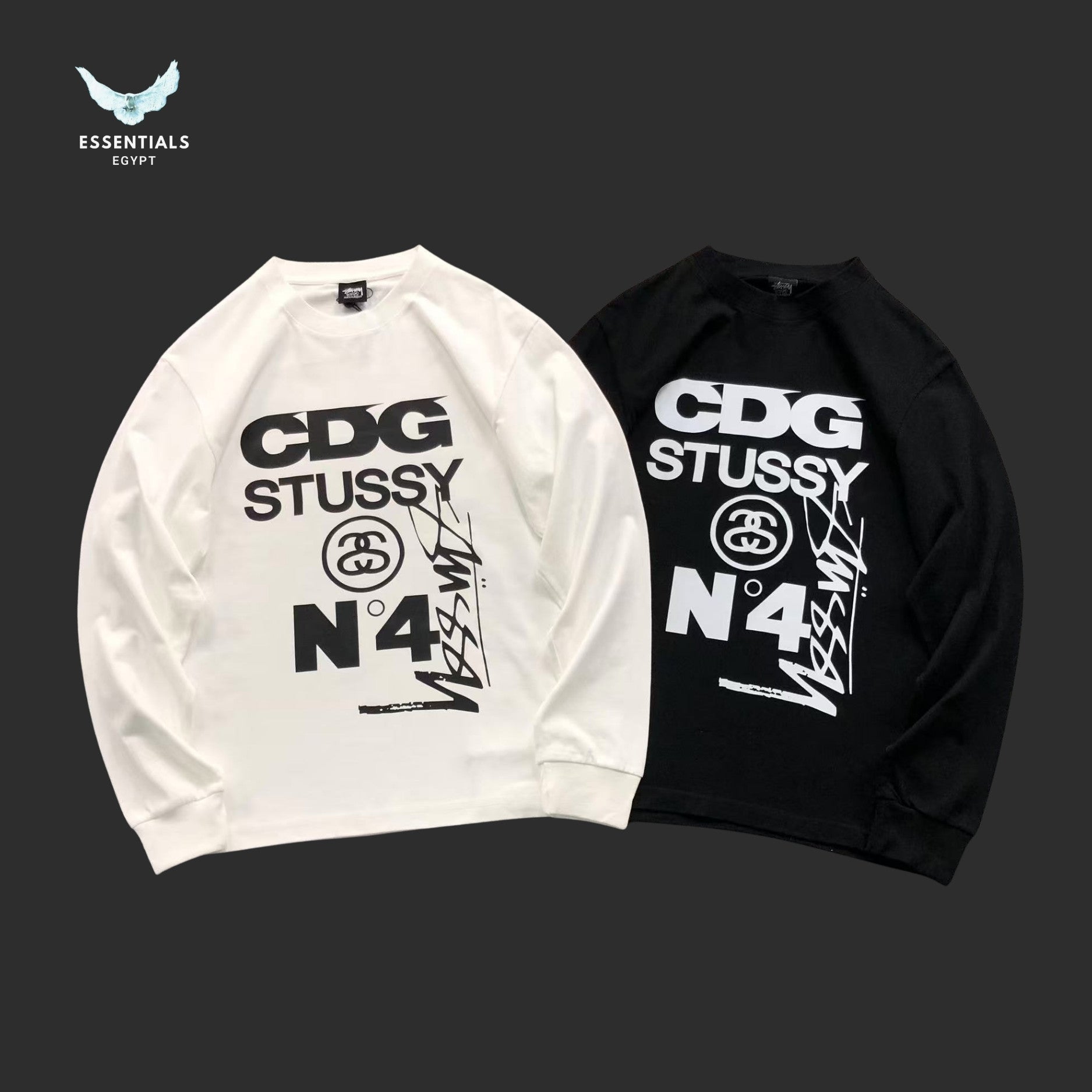 Stussy x Comme des Garçons No. 4 Logo T-Shirt