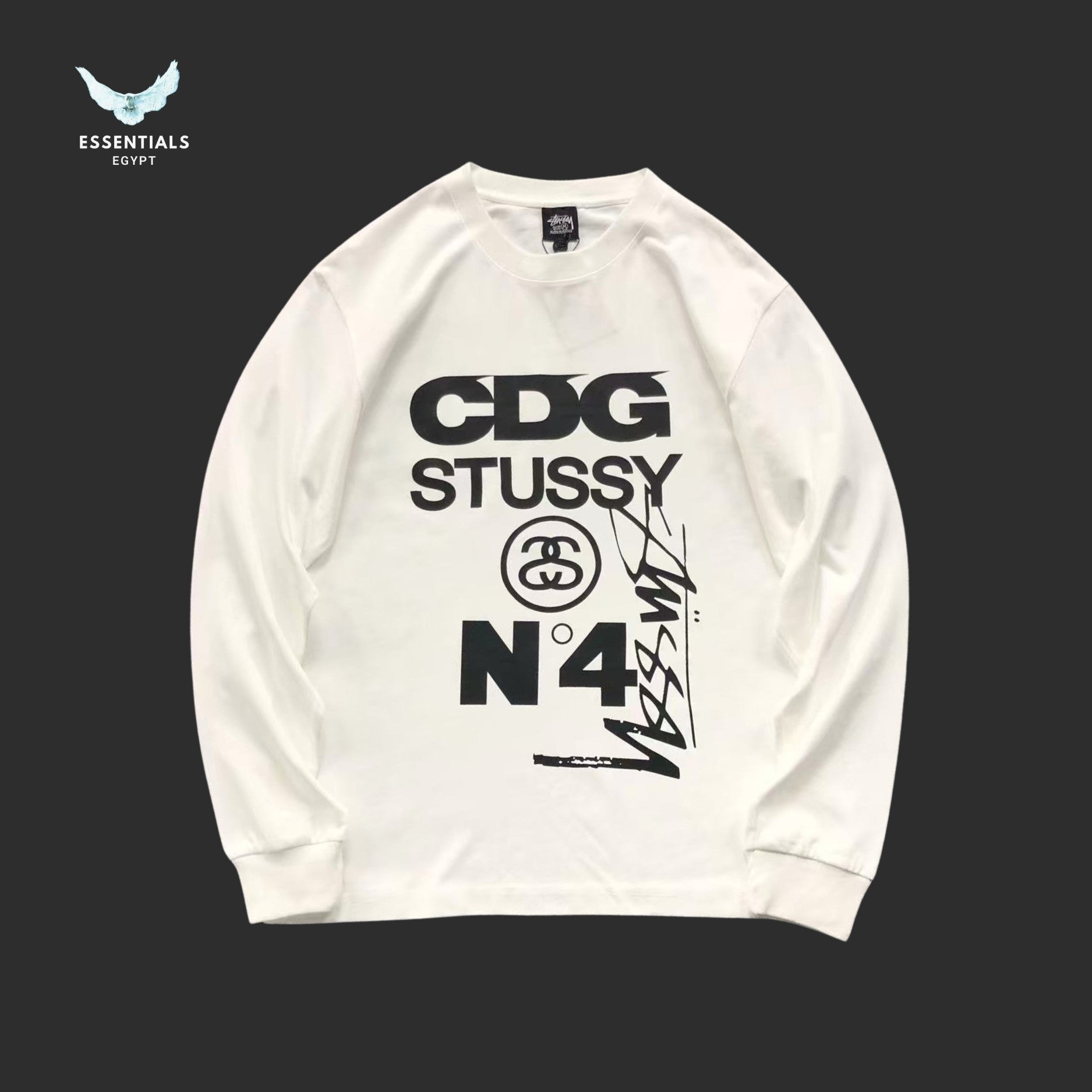 Stussy x Comme des Garçons No. 4 Logo T-Shirt