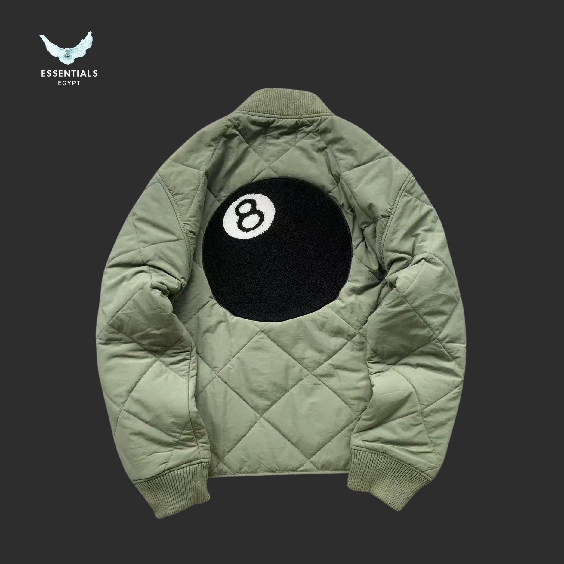 Stussy 8 Ball Quilted Liner Jacket
