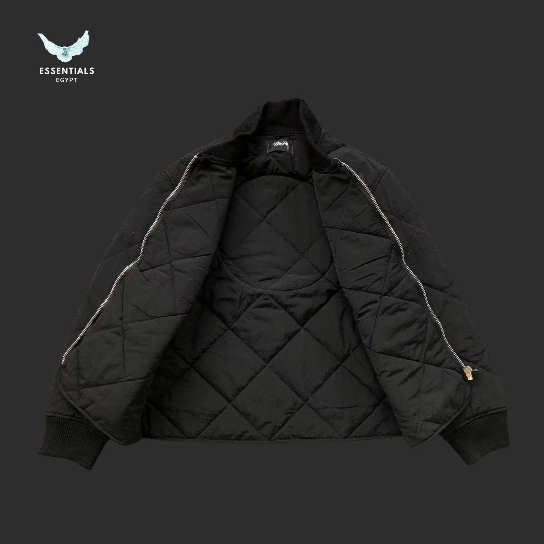 Stussy 8 Ball Quilted Liner Jacket