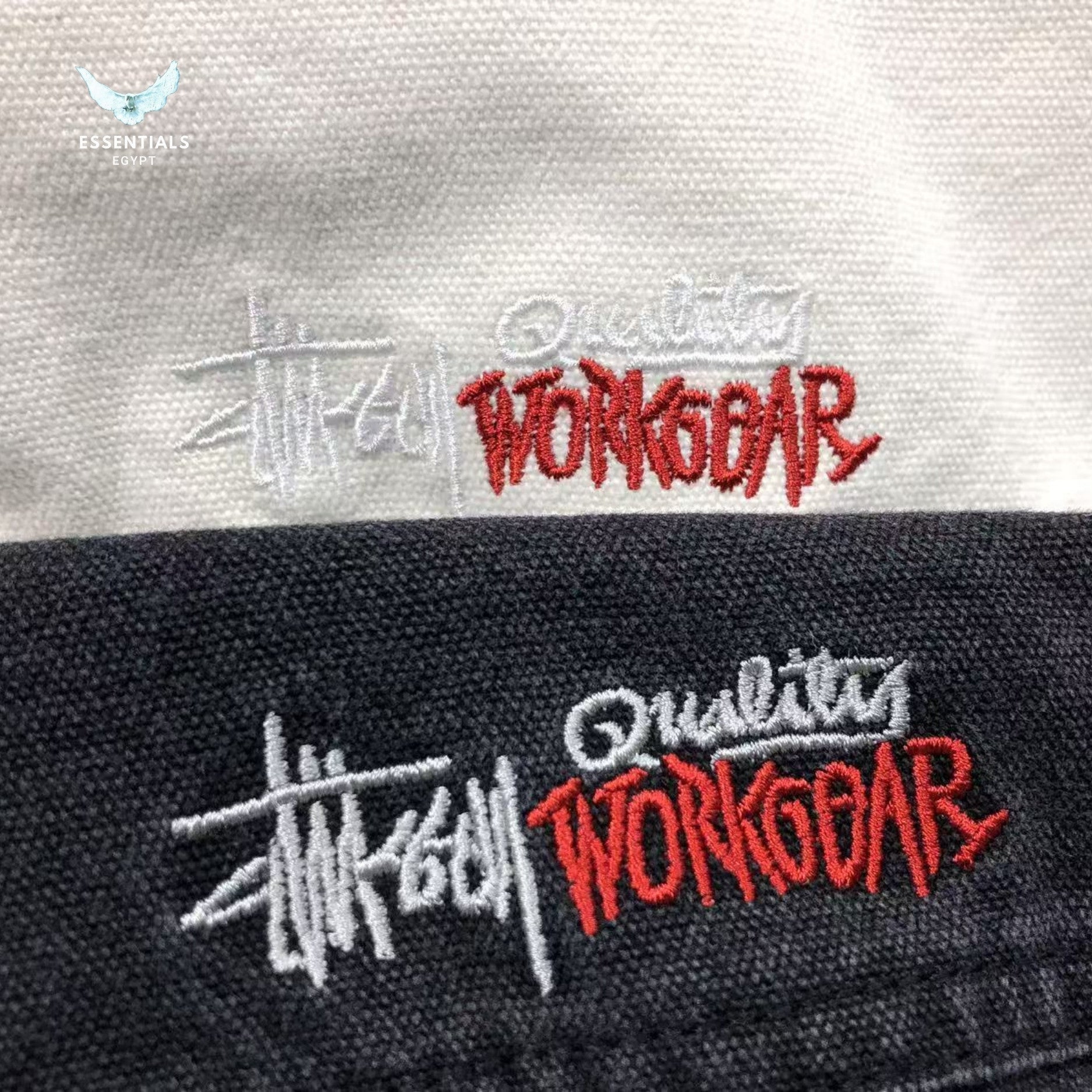 Stussy hooded jacket with relaxed fit and minimal chest branding