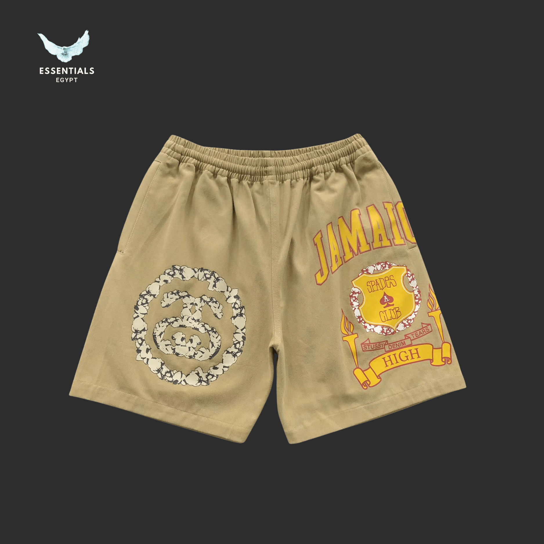 STUSSY DENIM TEARS SHORTS 215160935 - ESSENTIALS EGYPT