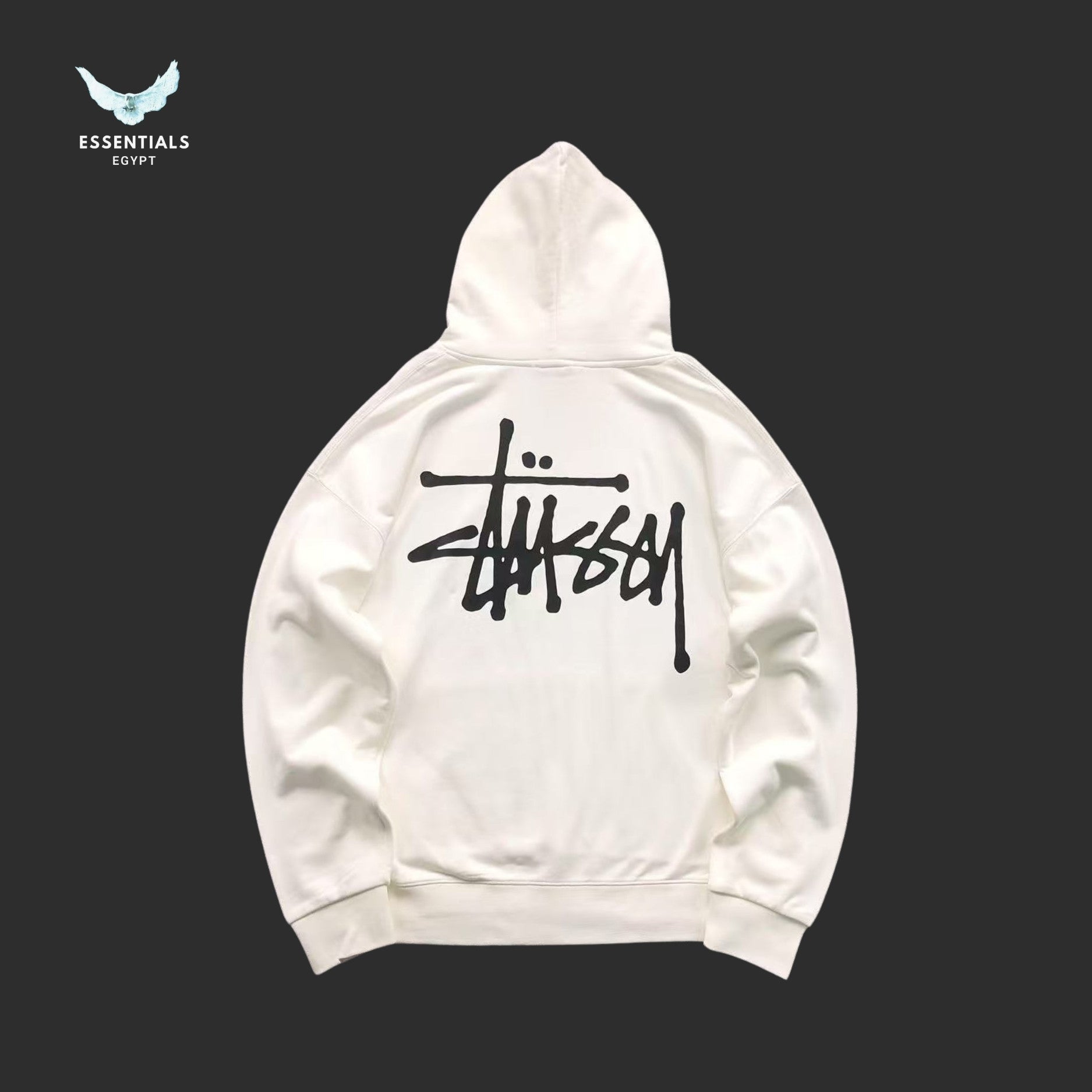 Stussy Basic Hoodie Back