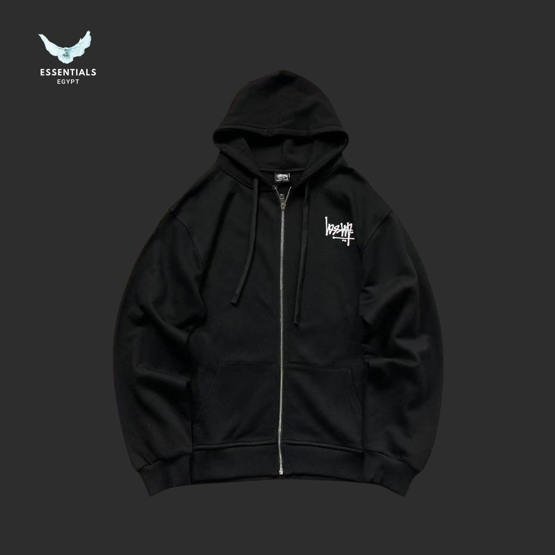 Stussy Basic Logo Zip Hoodie