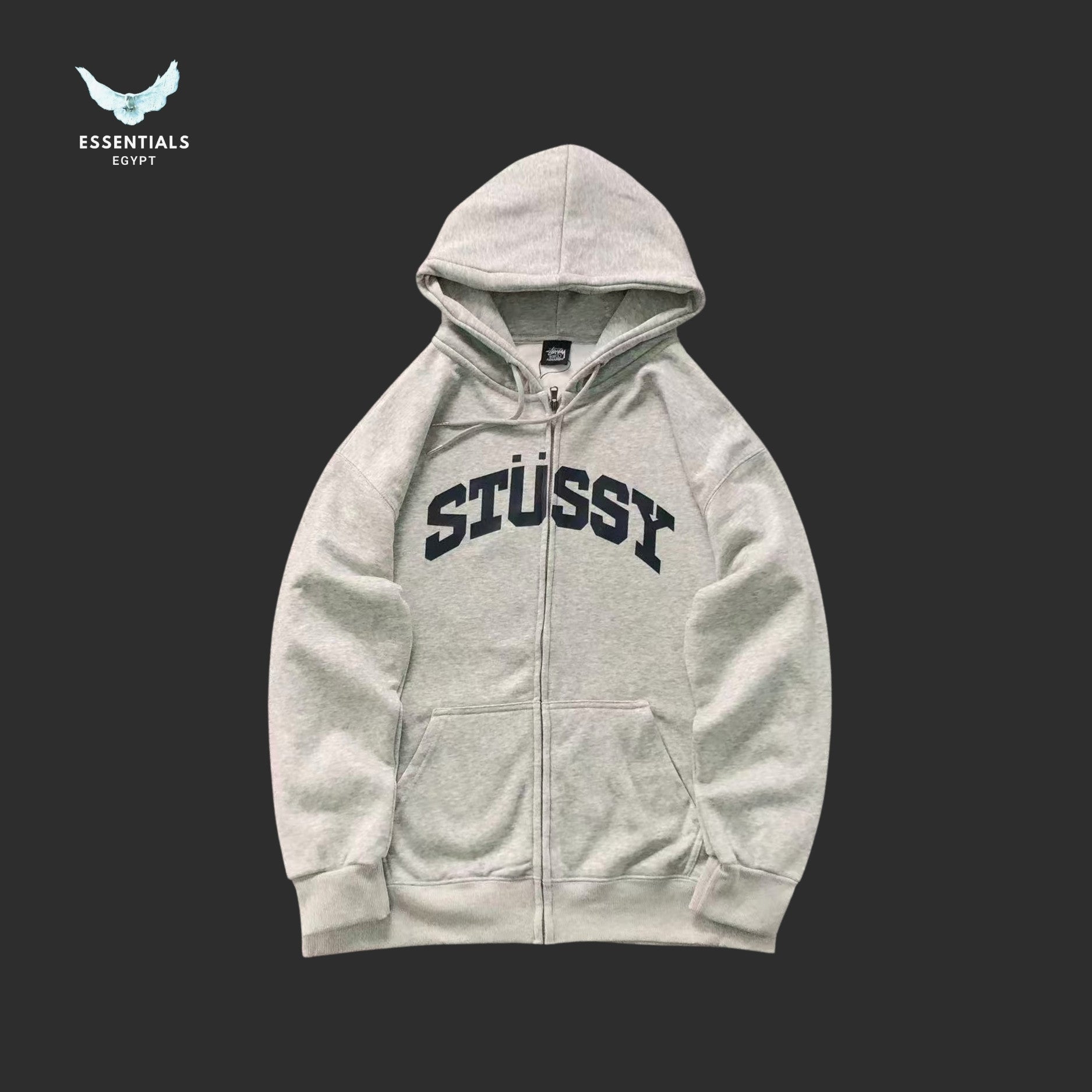 Block Sport Zip Stussy Hoodie