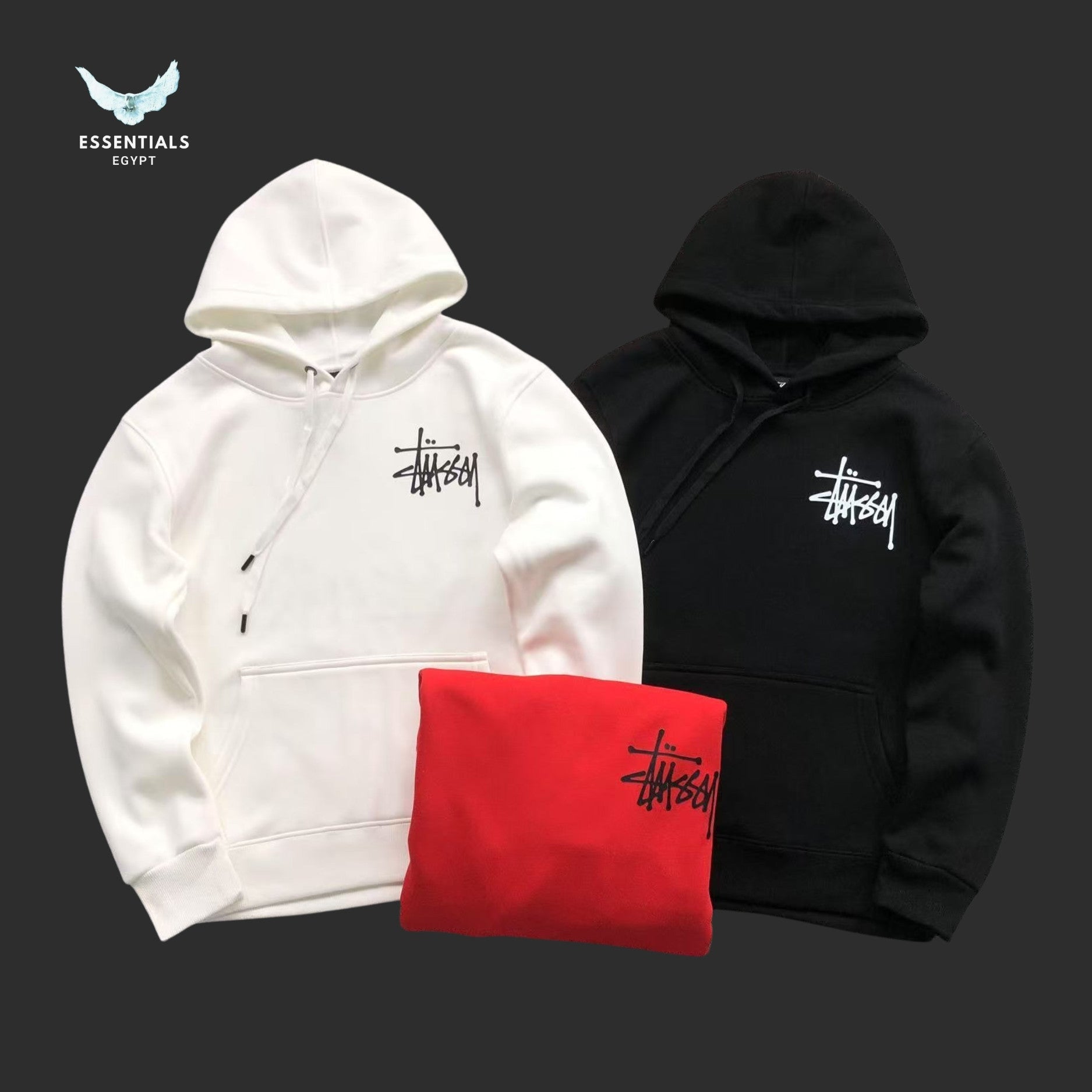 Stussy Small Logo Crew Hoodie