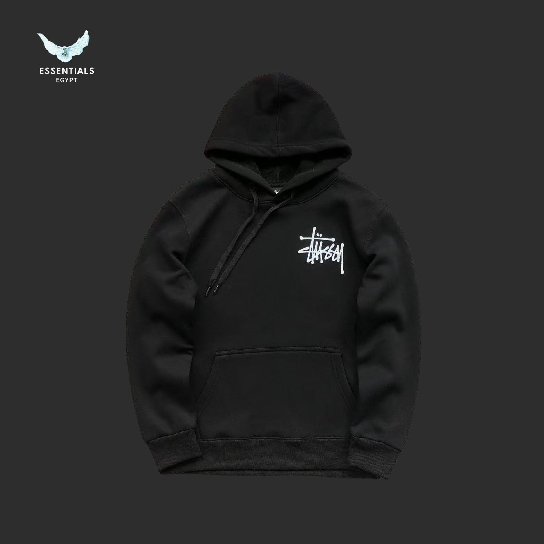 Stussy Small Logo Crew Hoodie