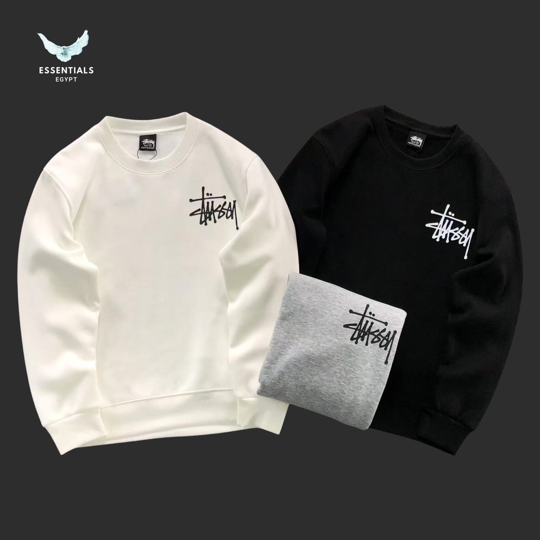 Stussy Small Logo Crew Sweatshirt