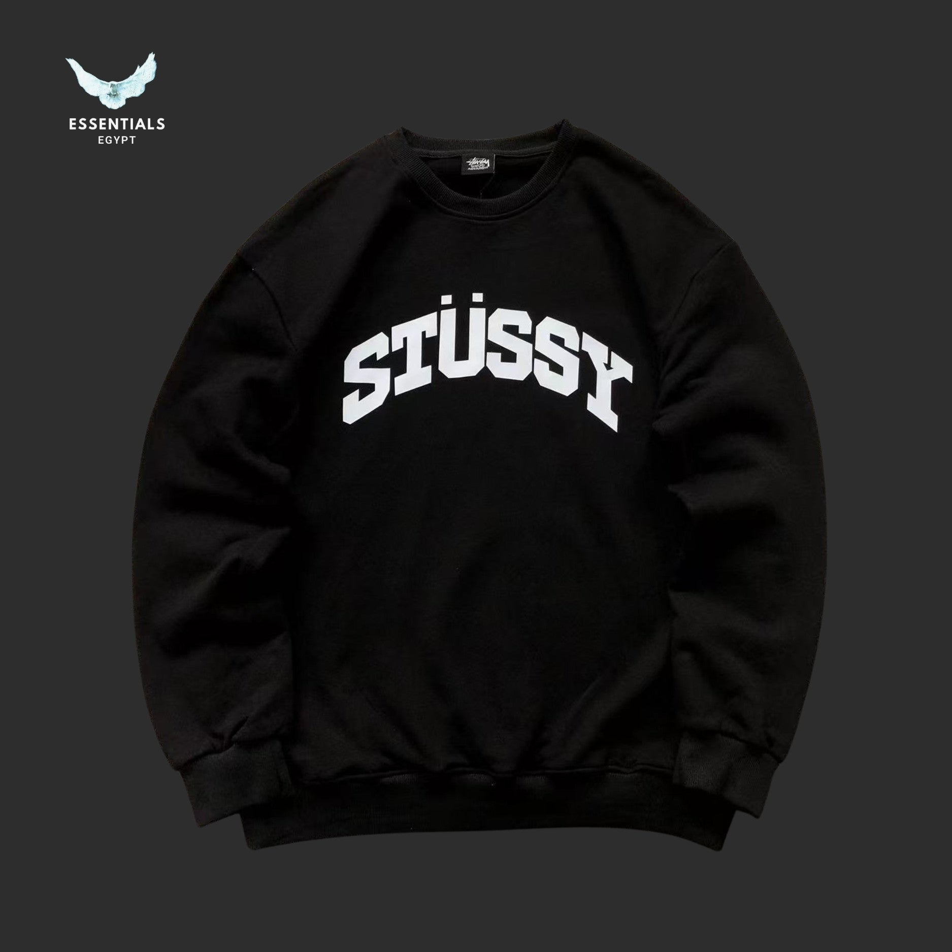 Stussy Spellout Pullover Sweatshirt