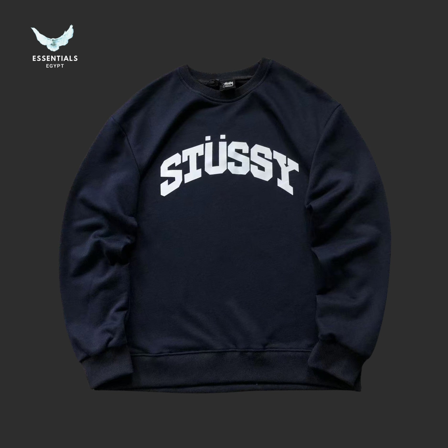 Stussy Spellout Pullover Sweatshirt