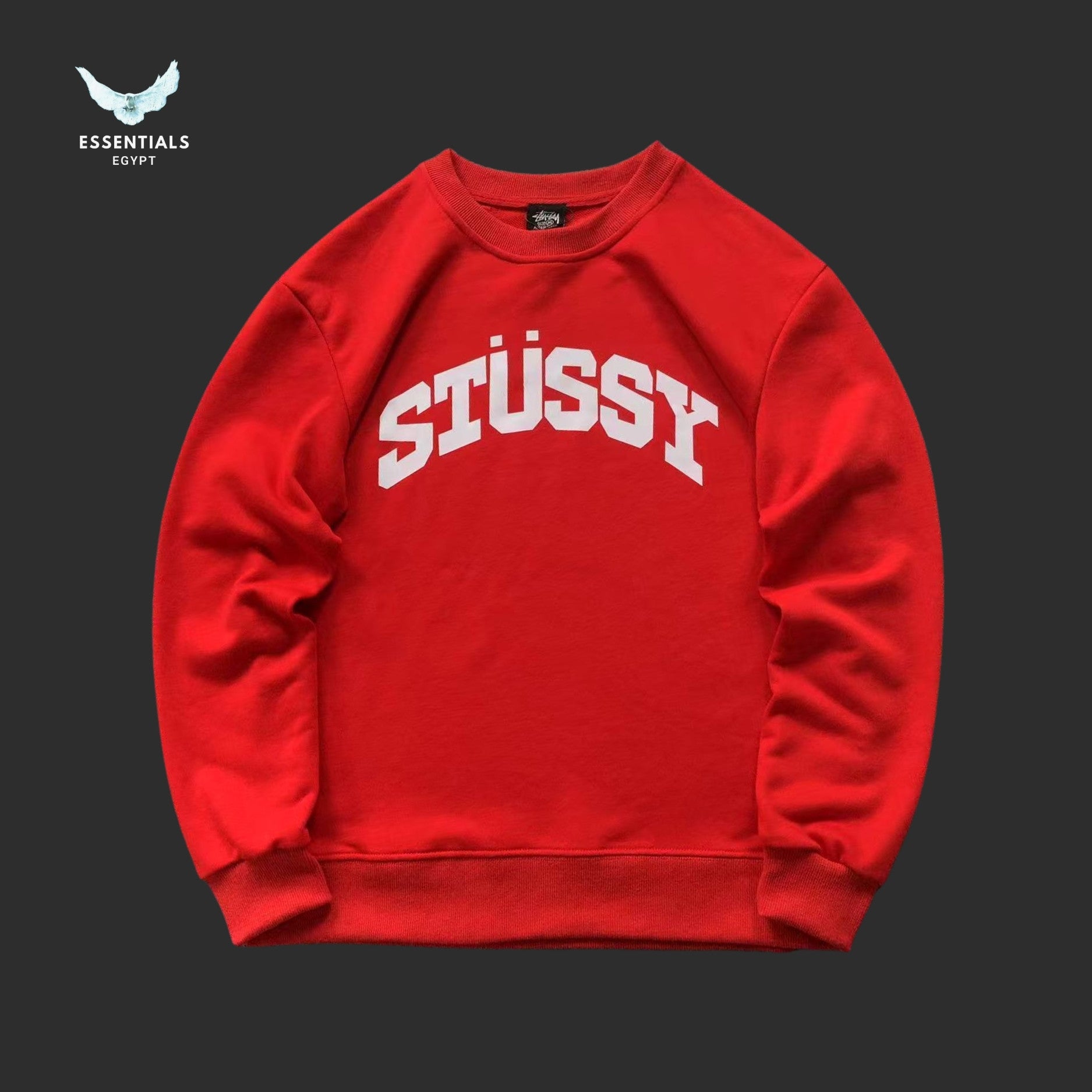 Stussy Spellout Pullover Sweatshirt