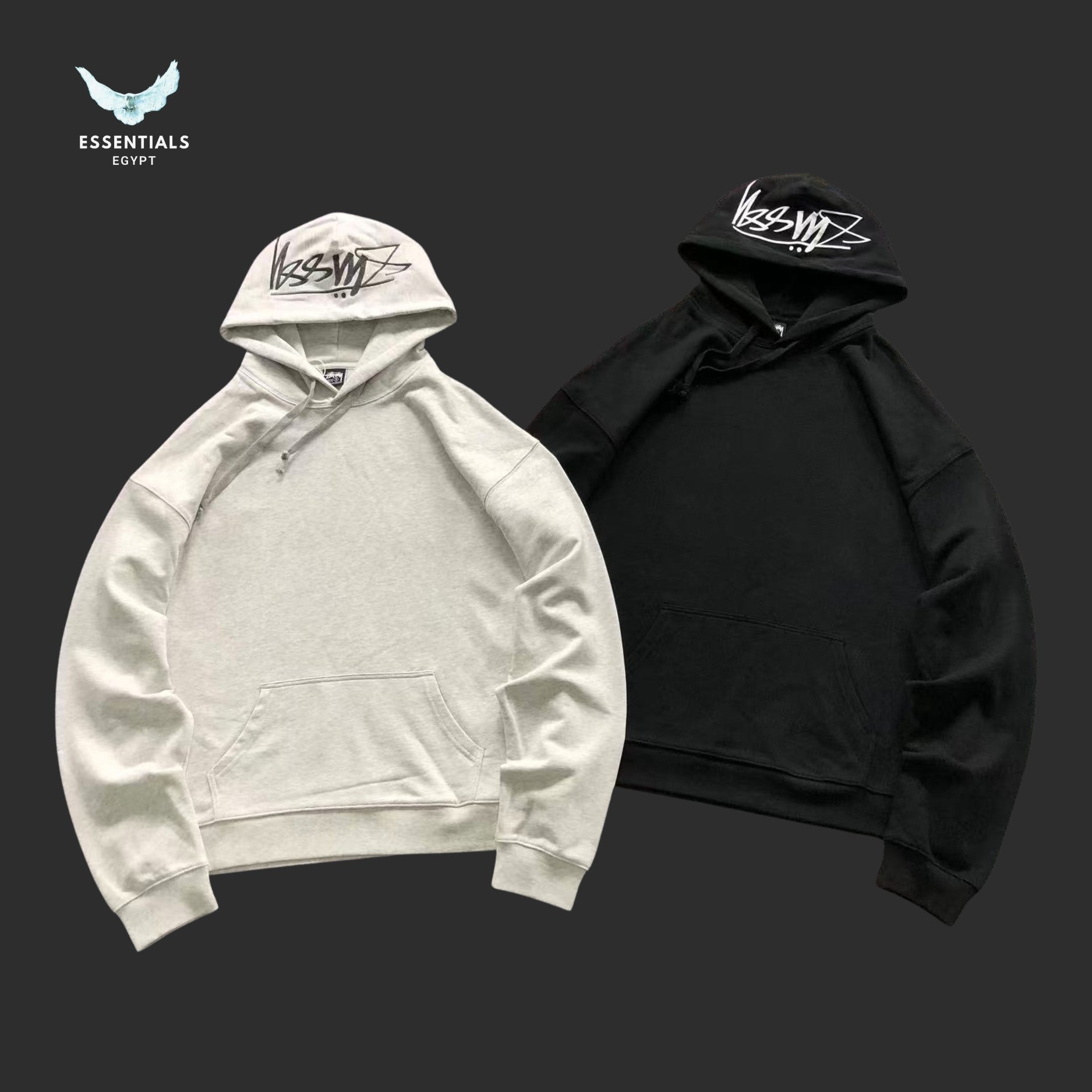 Stussy Back Hood Appliqué Hoodie