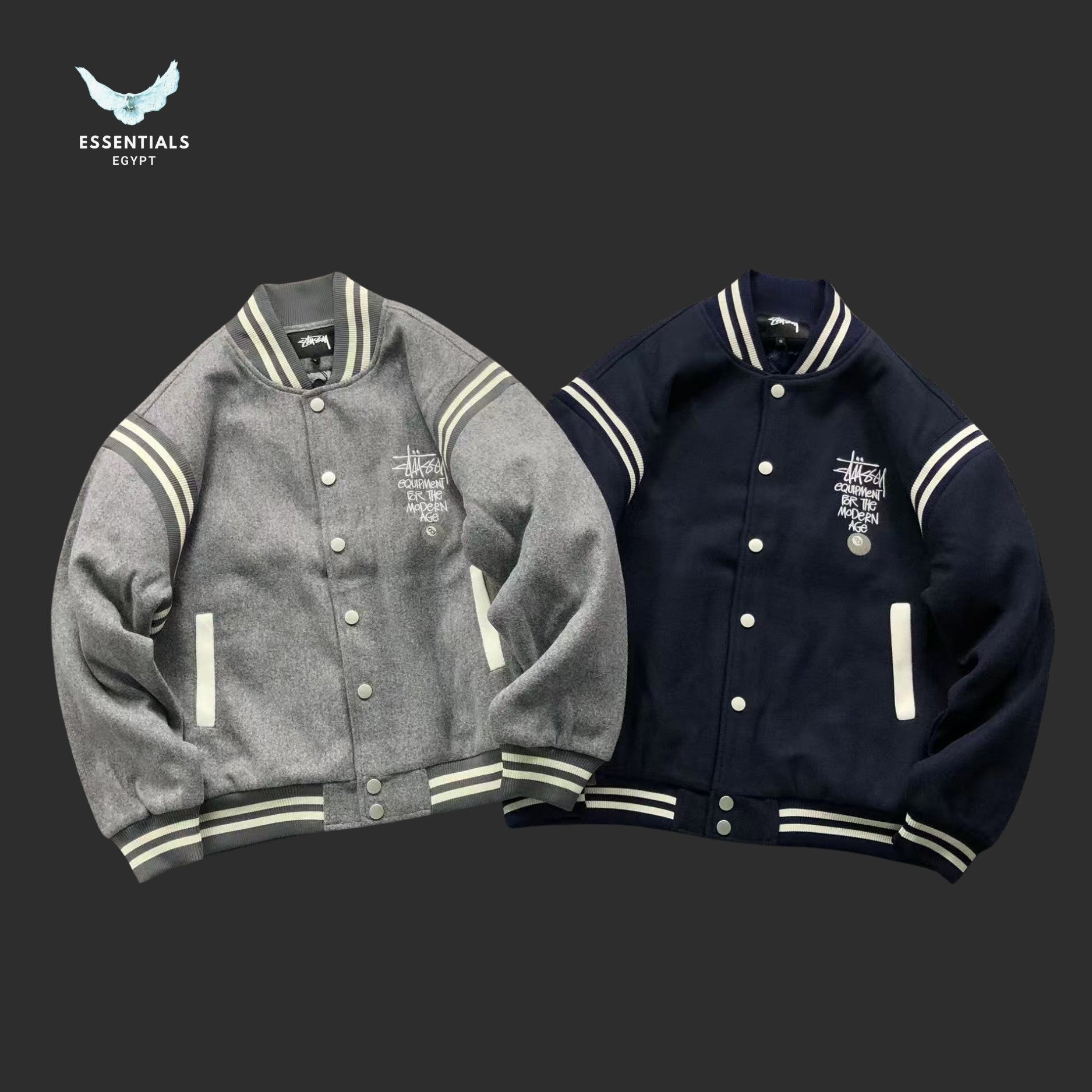 Stussy World Tour Varsity Bomber Jacket