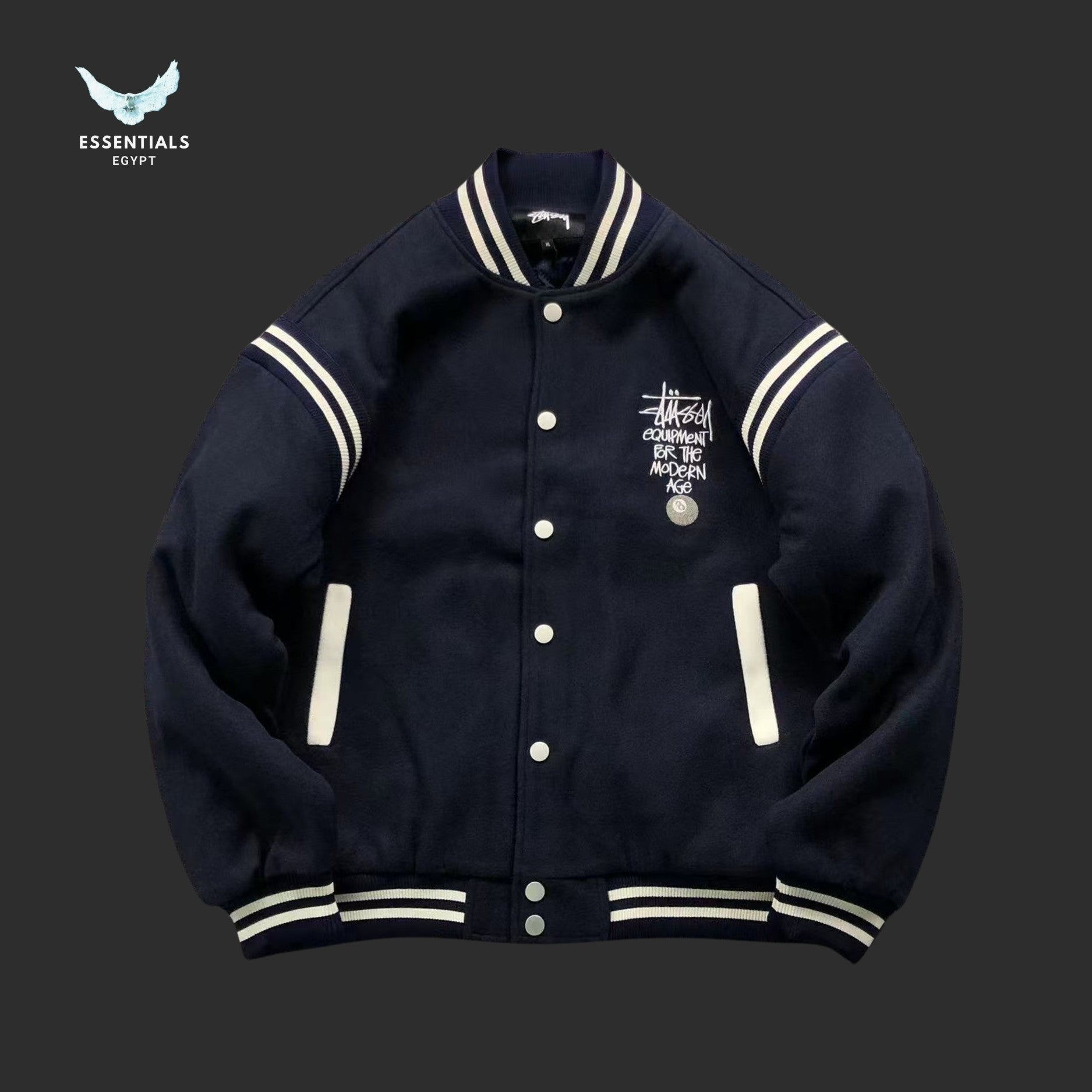 Stussy World Tour Varsity Bomber Jacket