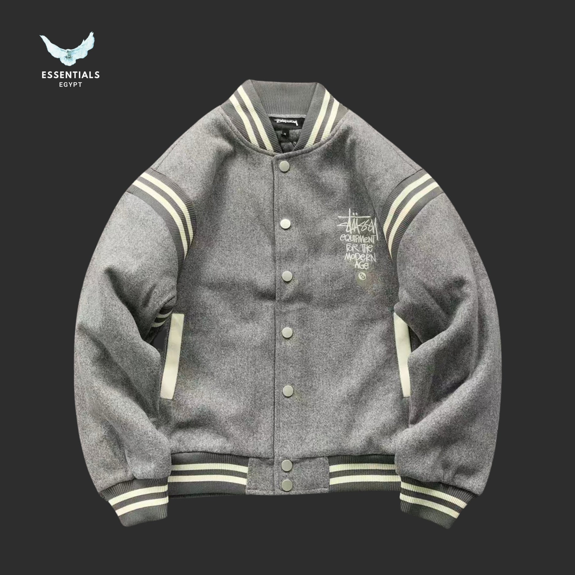 Stussy World Tour Varsity Bomber Jacket