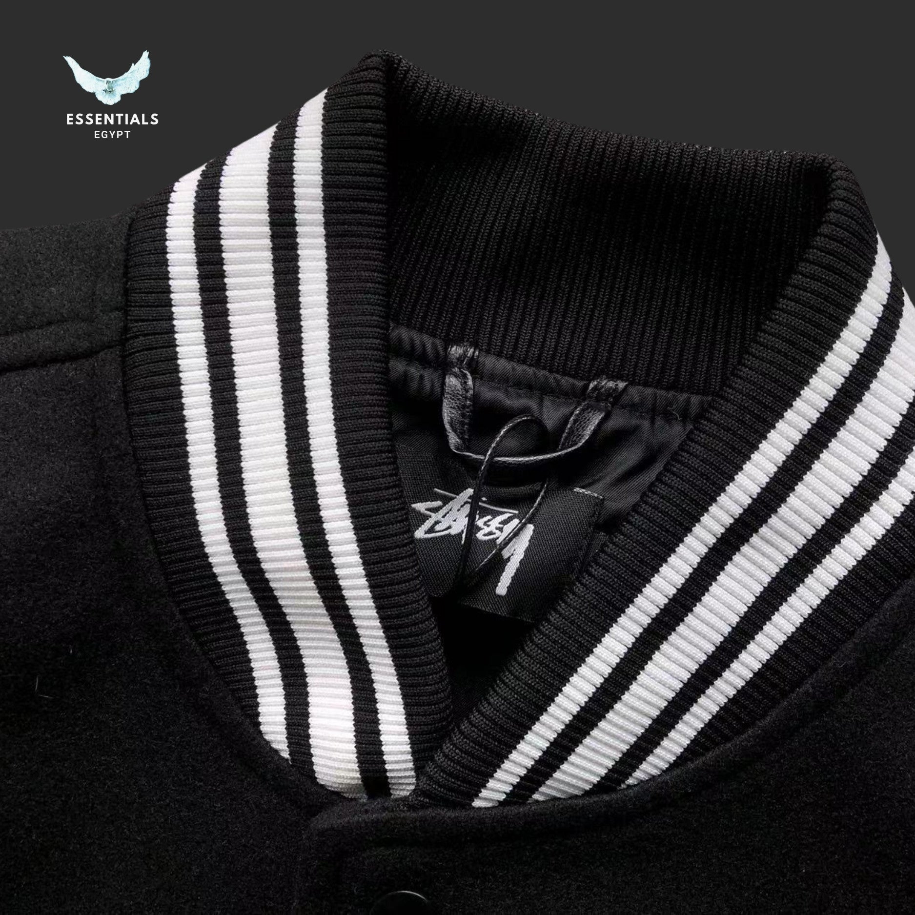 Stussy Big Logo Varsity Jacket