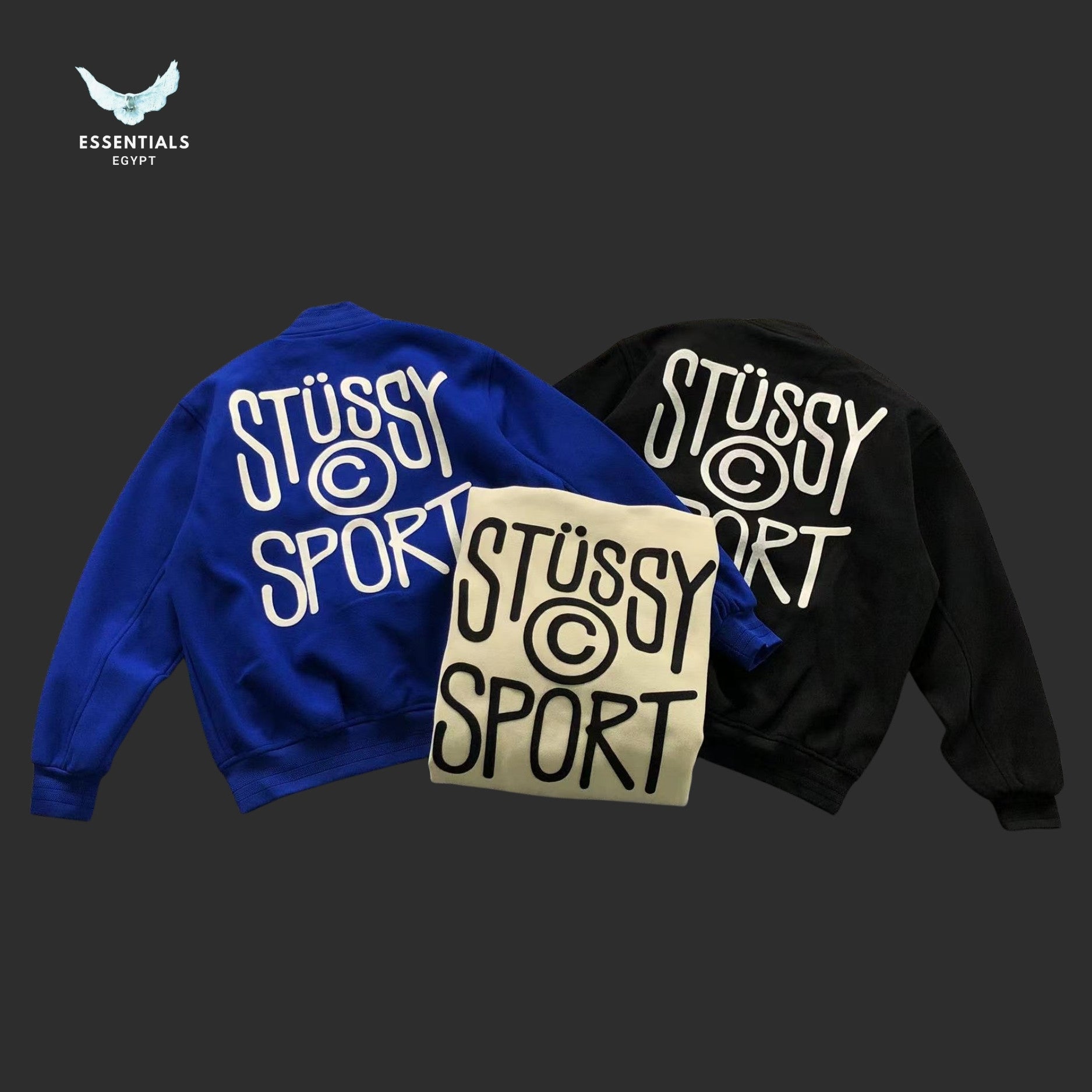 Stussy Sport Melton Varsity Jacket