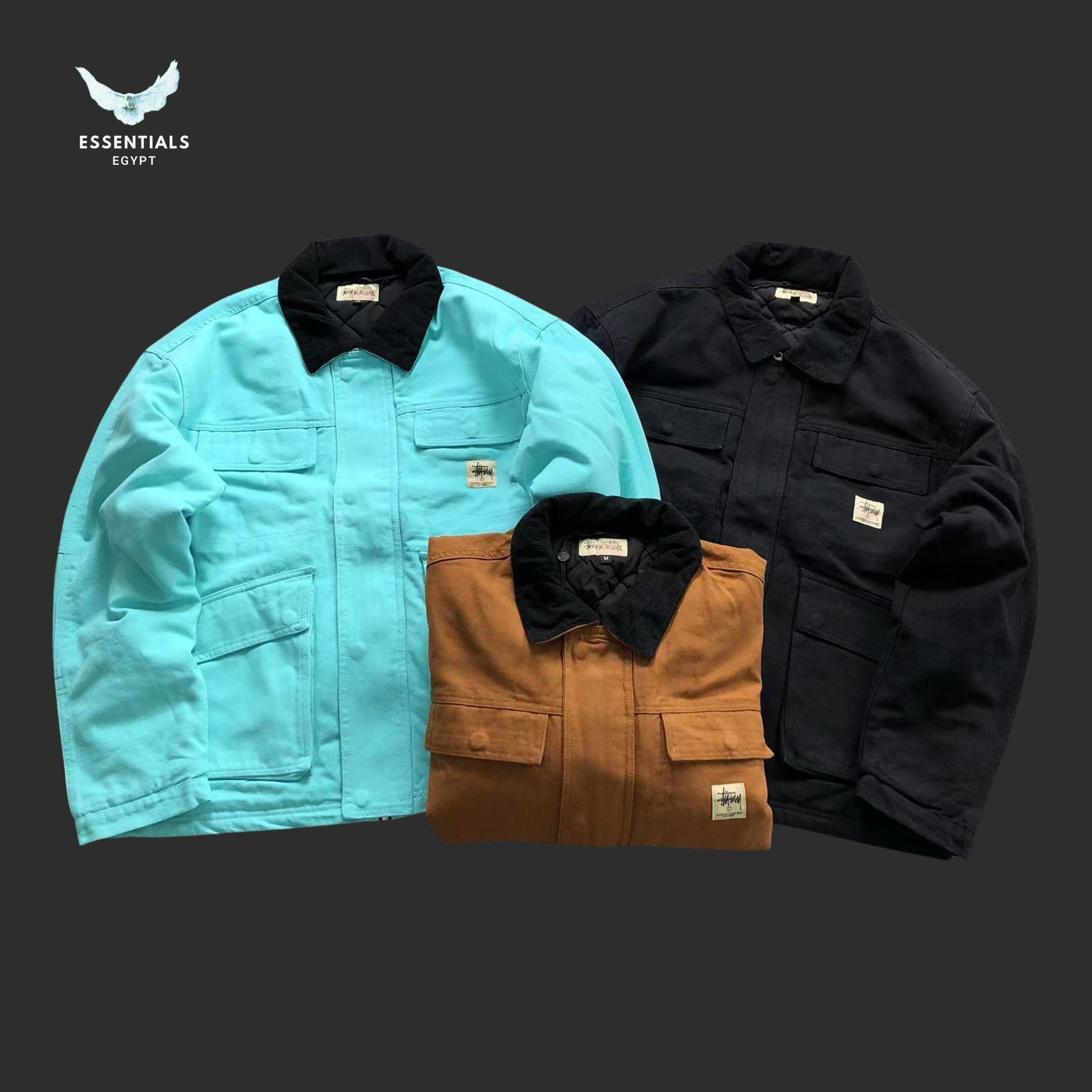 Stussy Washed Canvas Shop Work Jacket