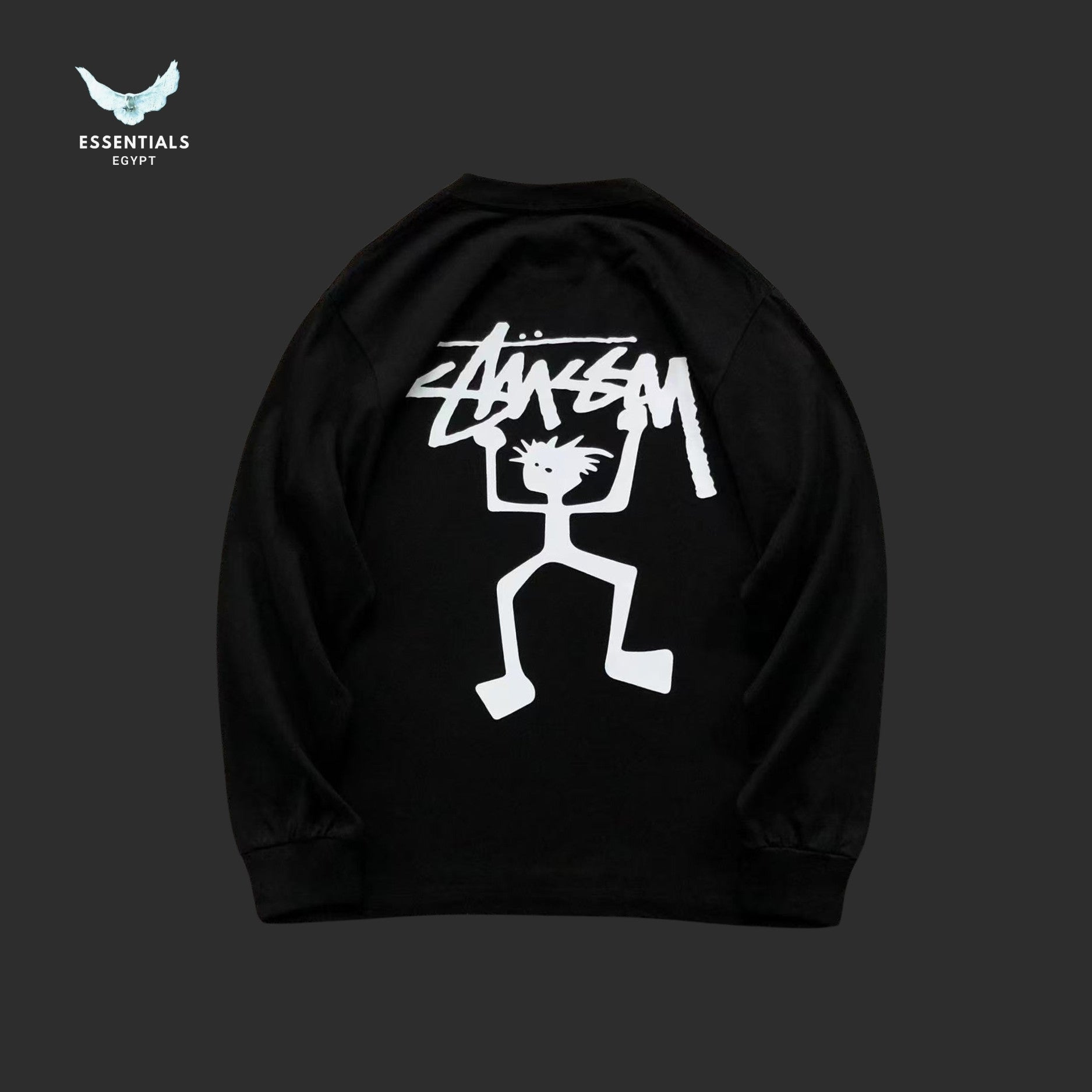 Stussy Vintage 90s Tribe Man Sweatshirt
