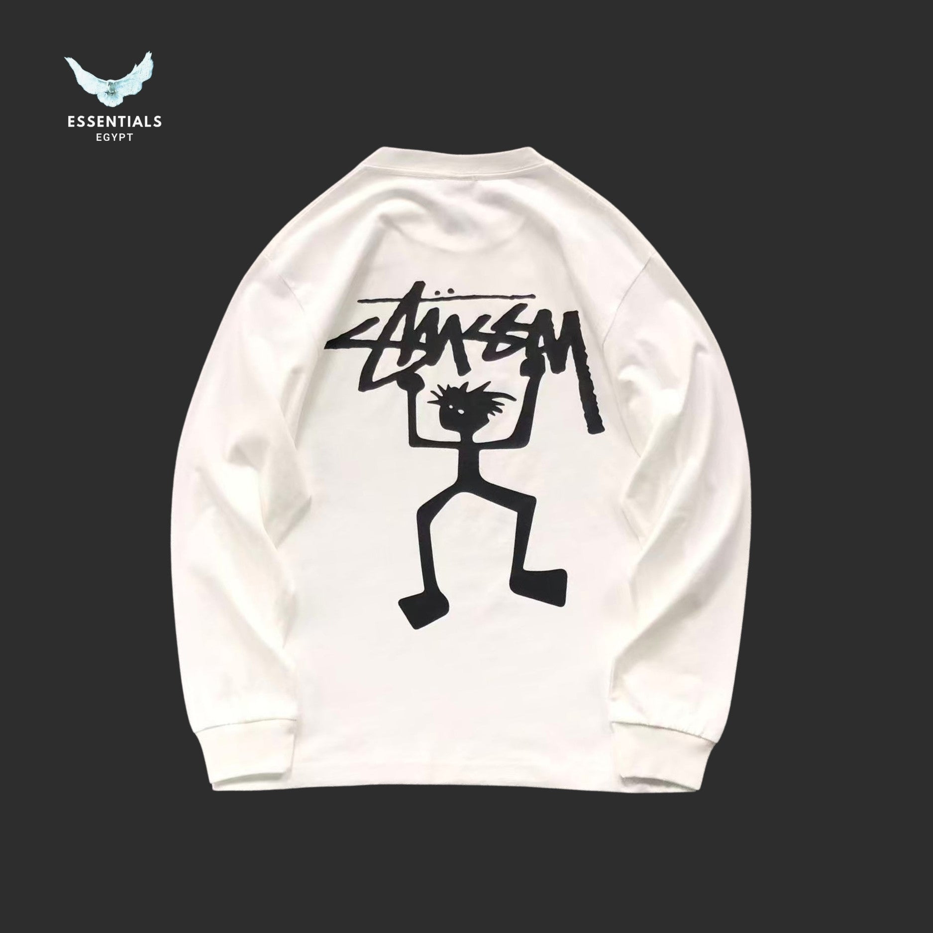 Stussy Vintage 90s Tribe Man Sweatshirt