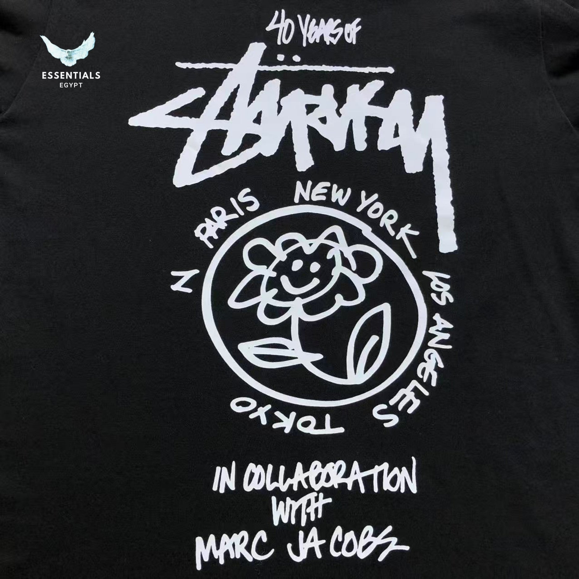 Stussy x Marc Jacobs 40th Anniversary World Tour Sweatshirt