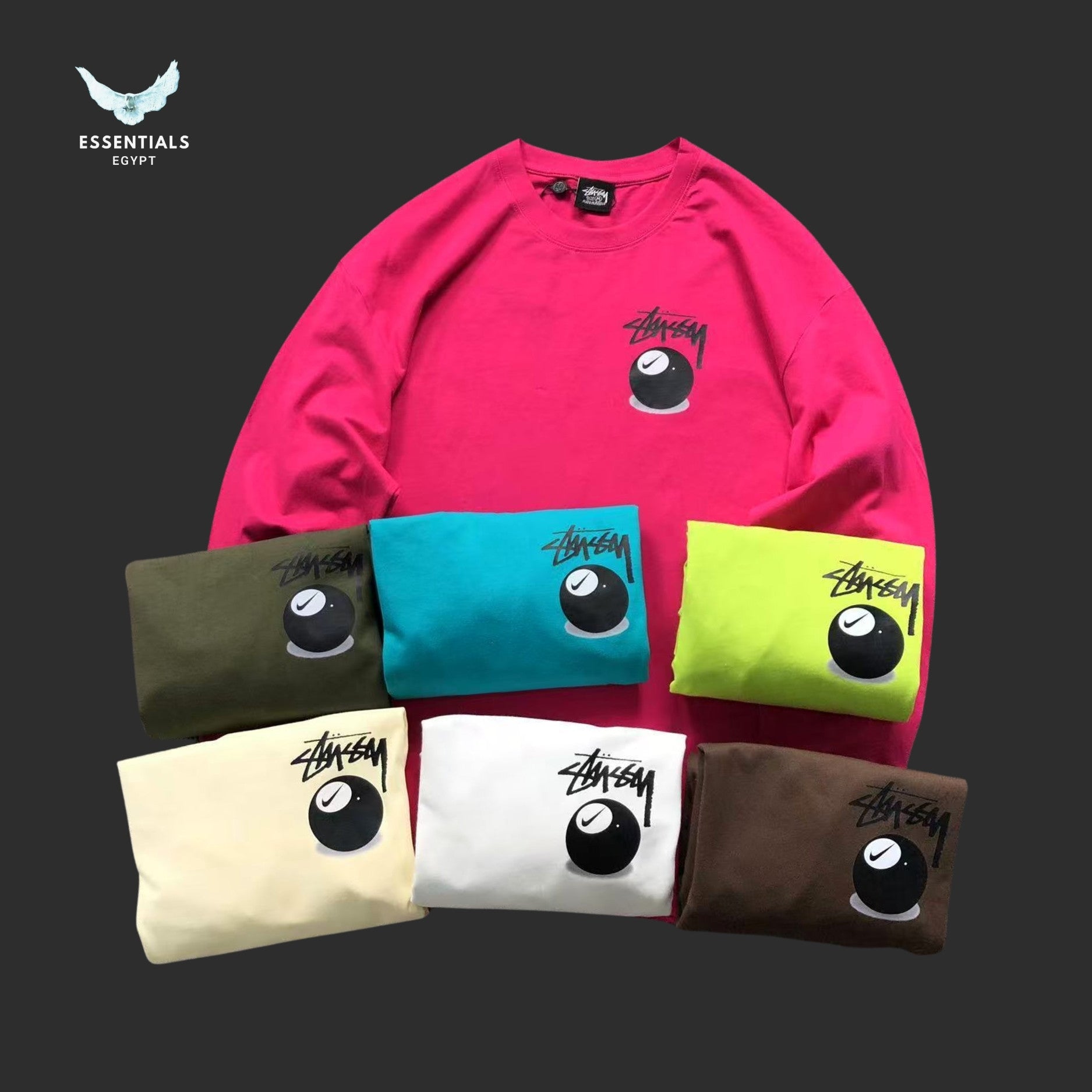 Stussy x Nike 8 Ball Crewneck Sweatshirt