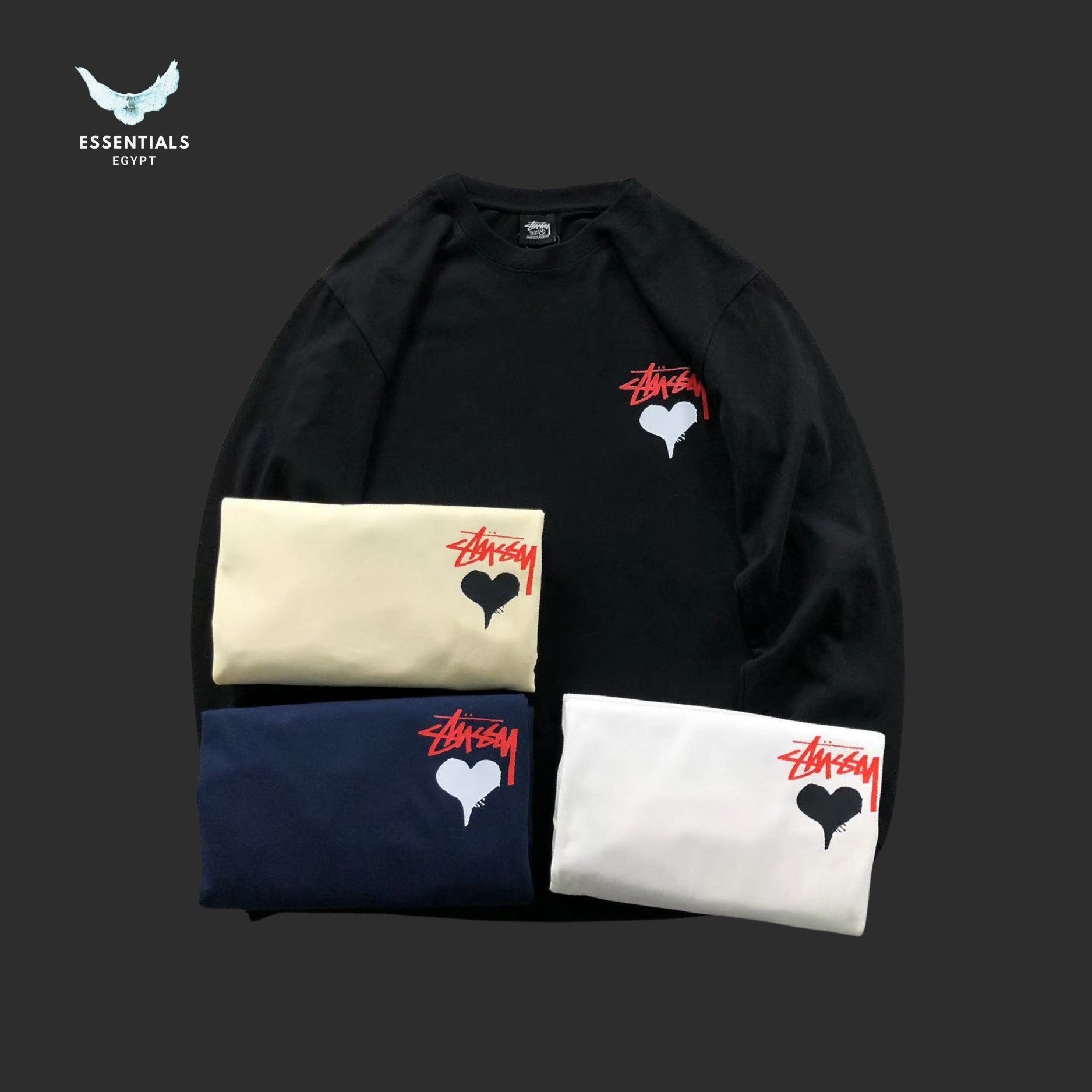 Stussy Stock Heart Sweatshirt