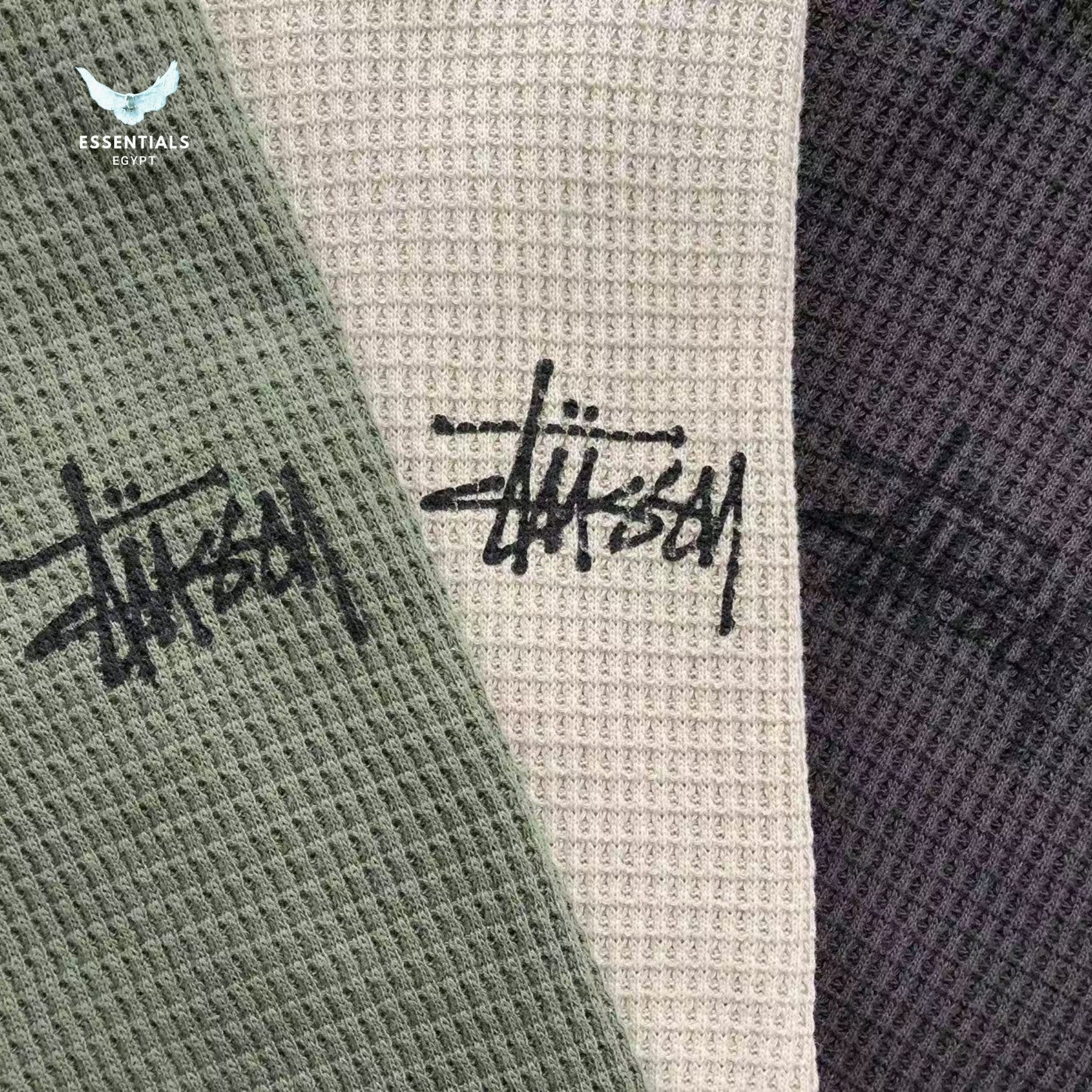 Stussy Raglan Thermal Basic Crewneck