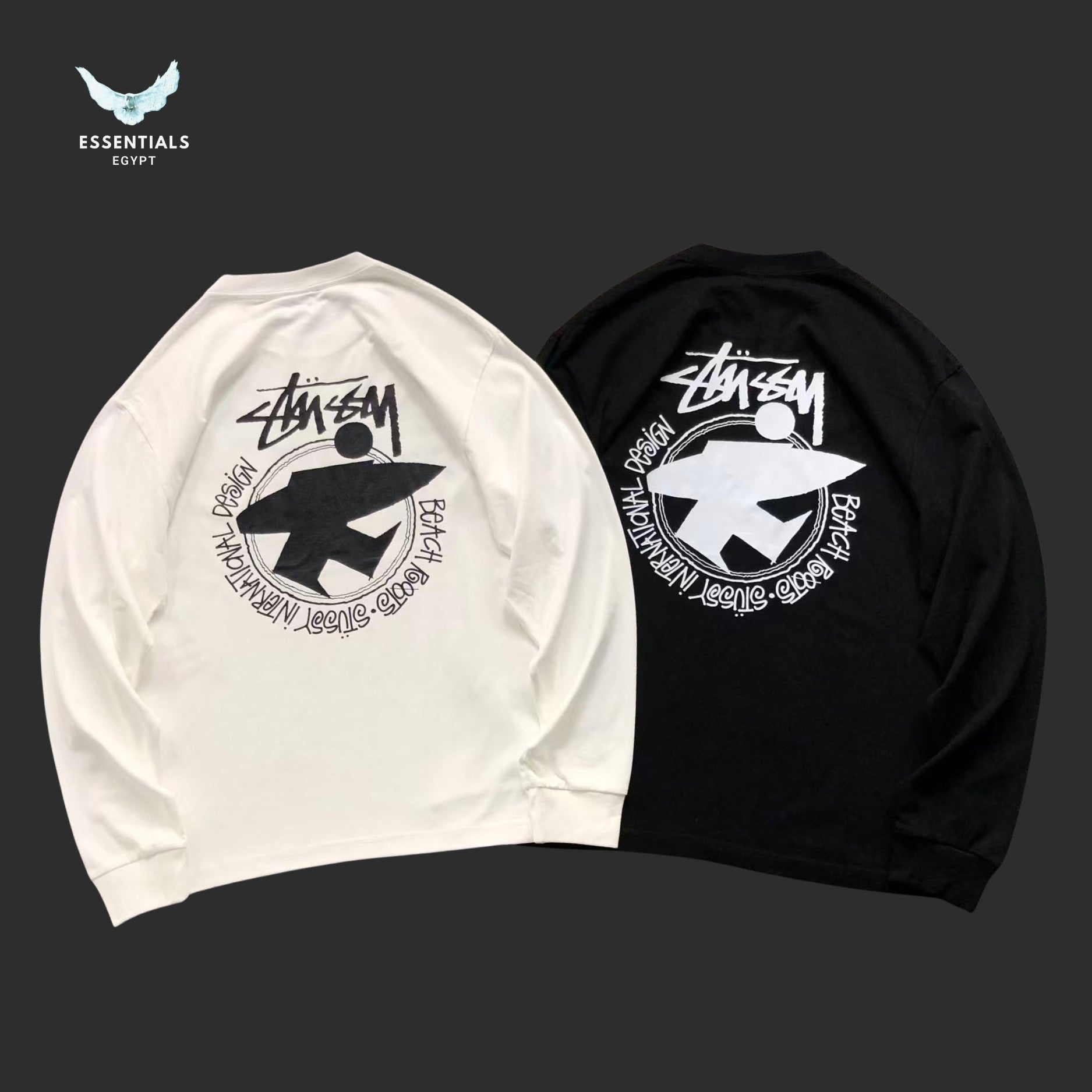 Stussy Beach Roots Pigment Dyed Crewneck