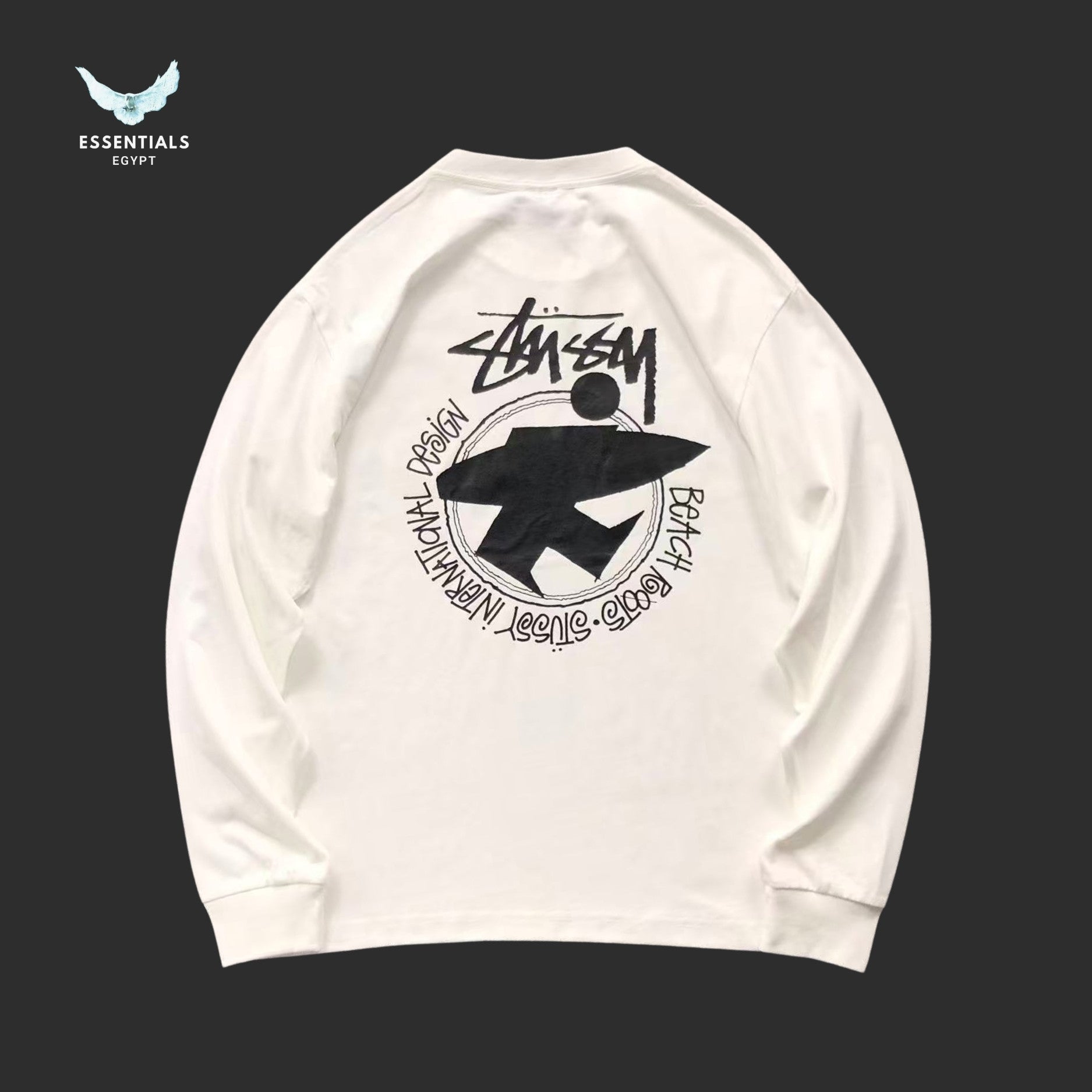 Stussy Beach Roots Pigment Dyed Crewneck