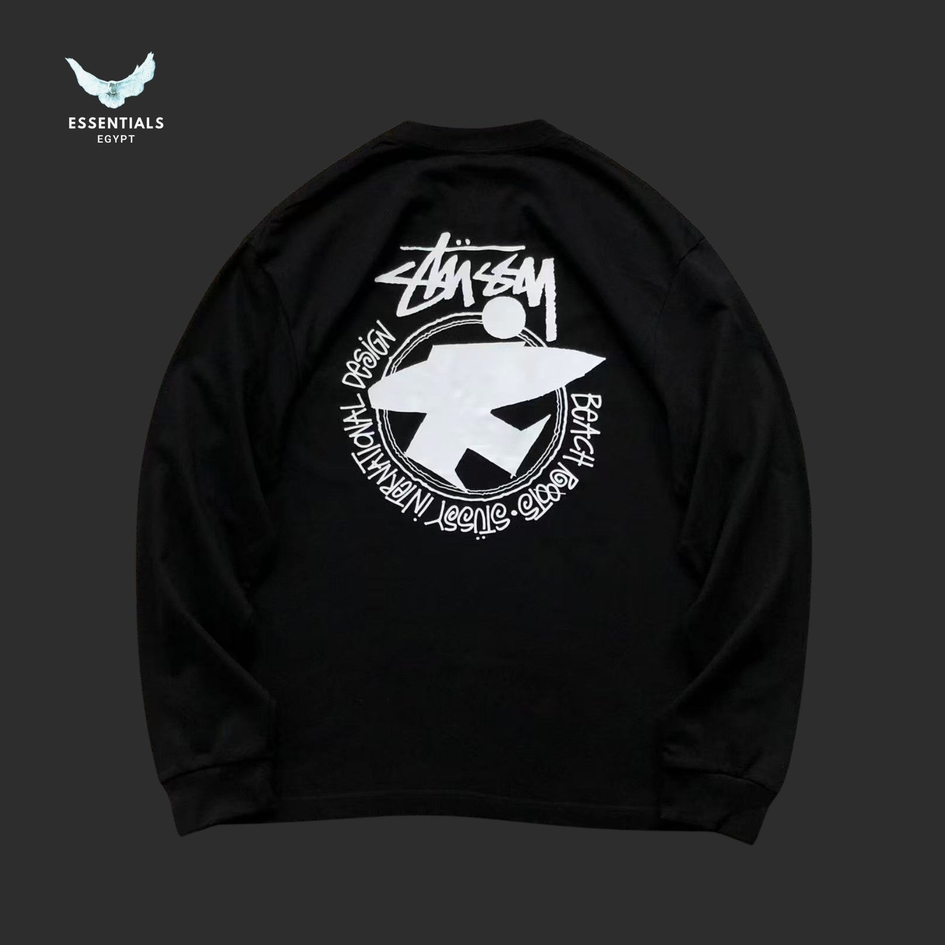 Stussy Beach Roots Pigment Dyed Crewneck