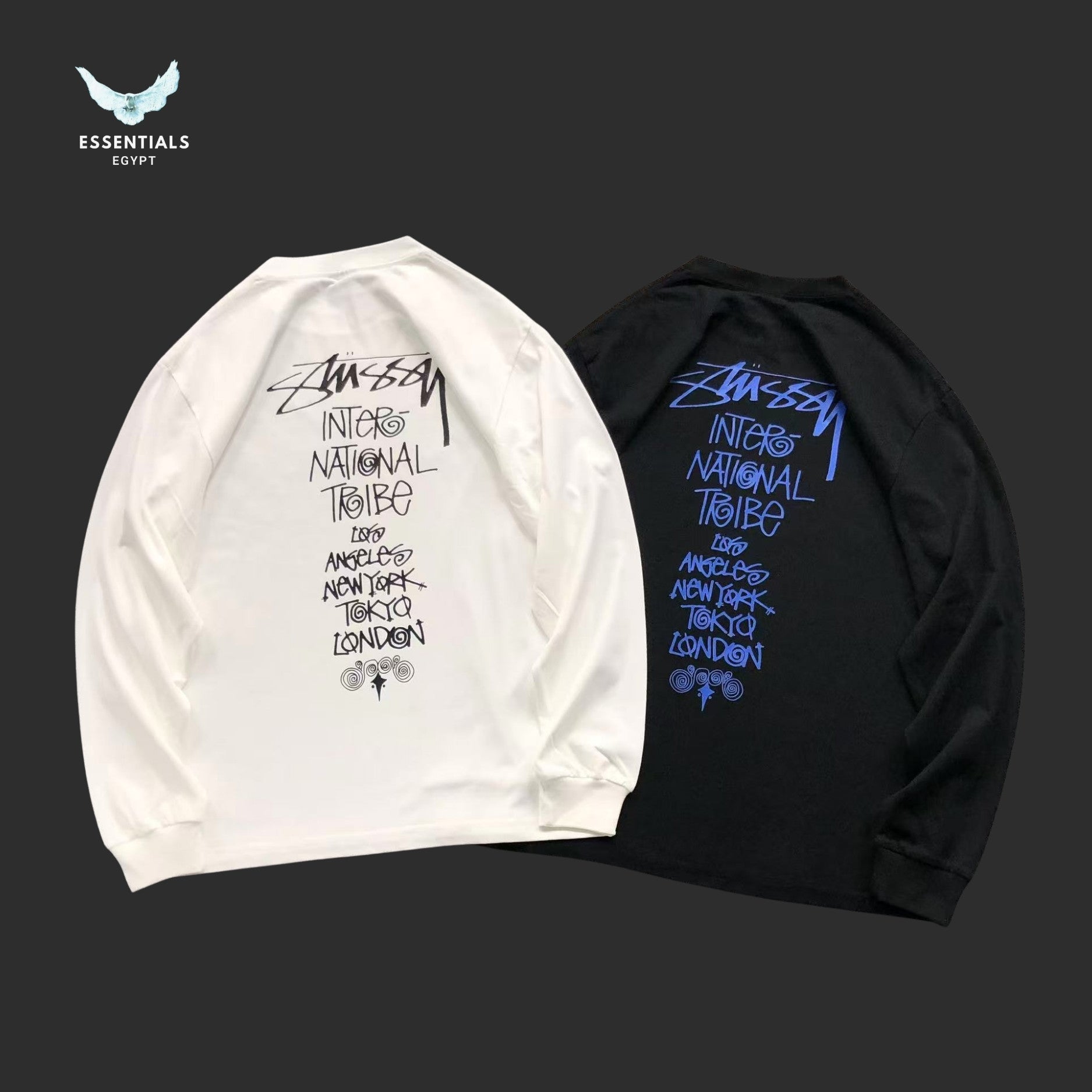 Stussy Tribe Stack Long Sleeve Sweatshirt