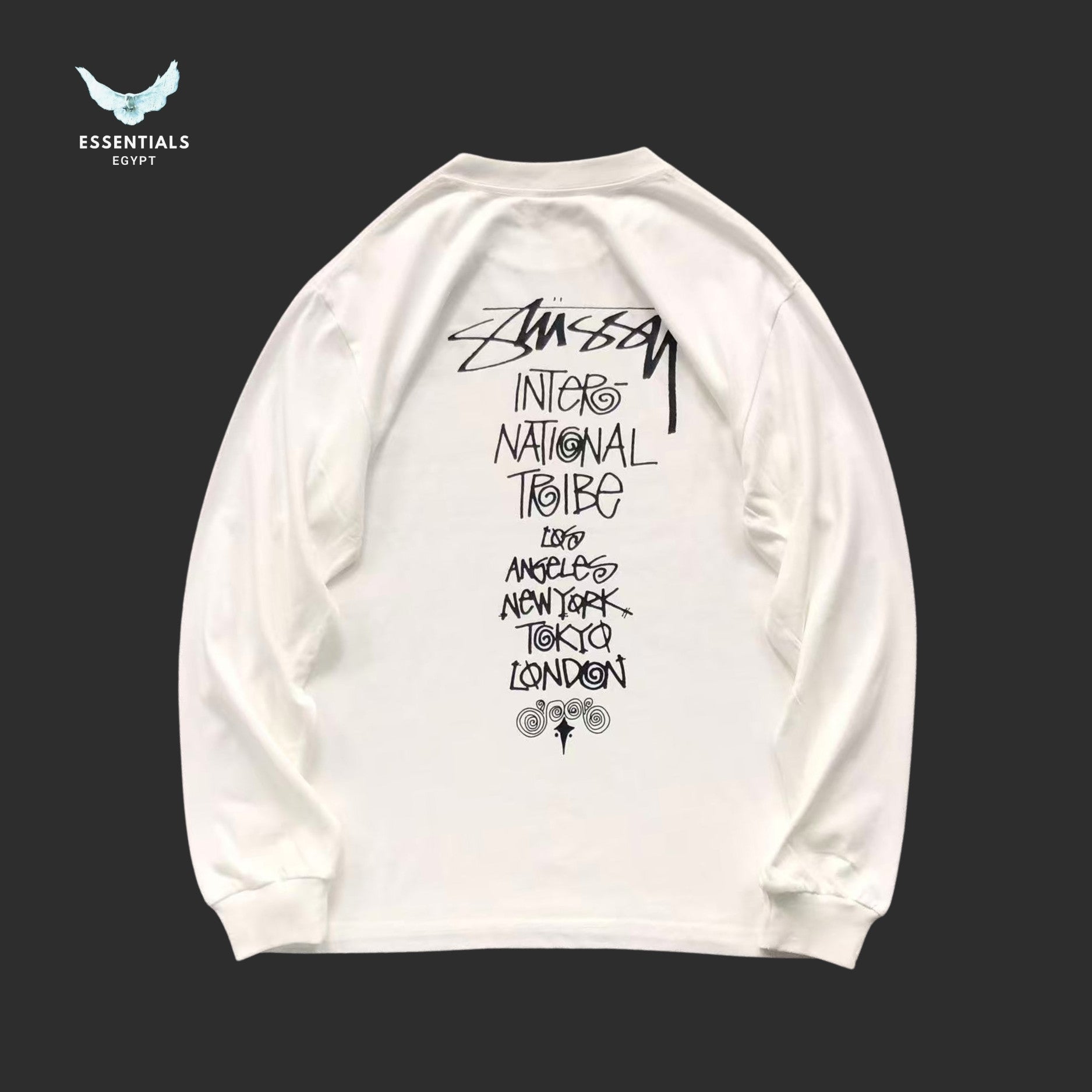 Stussy Tribe Stack Long Sleeve Sweatshirt