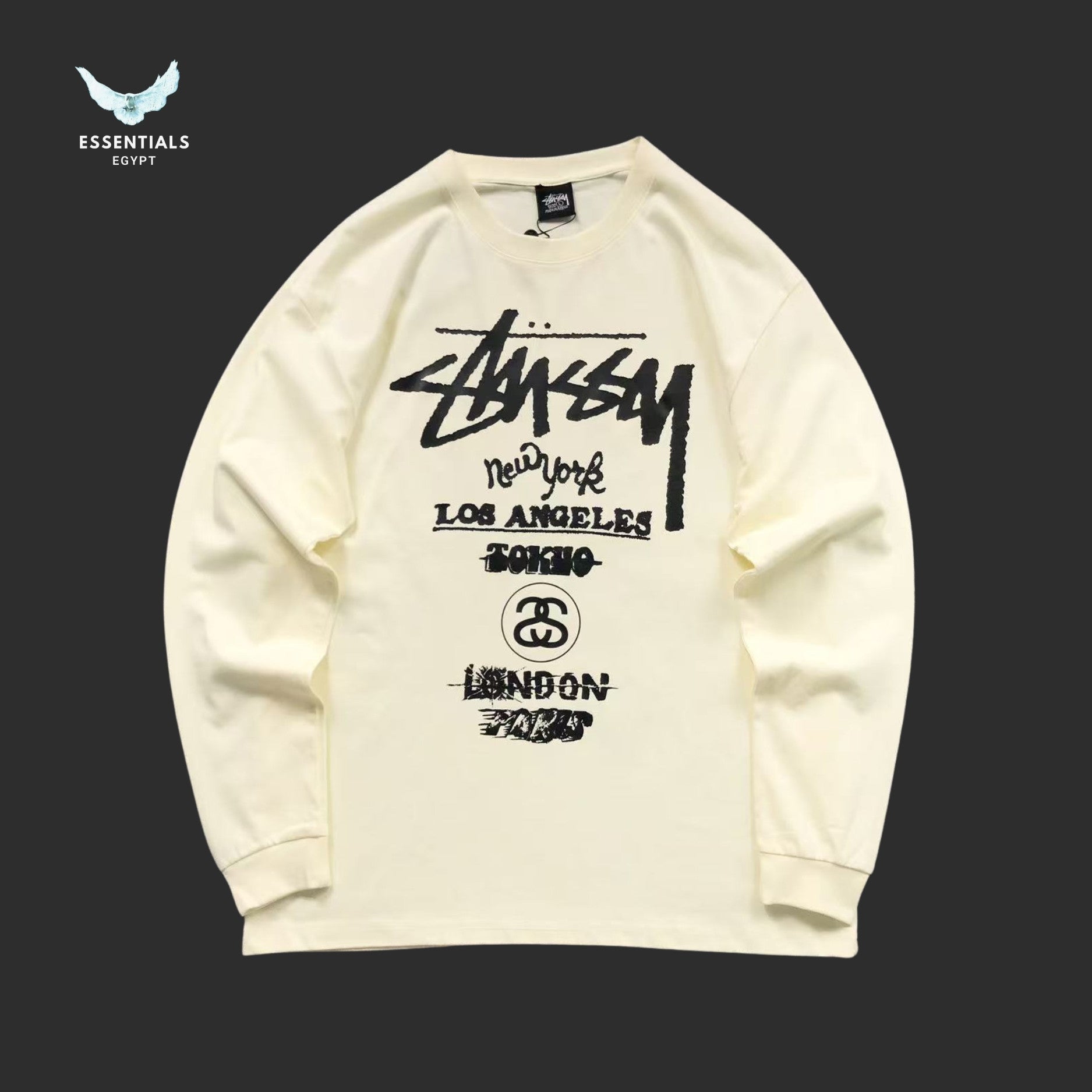 Stussy World Tour Long Sleeve Sweatshirt