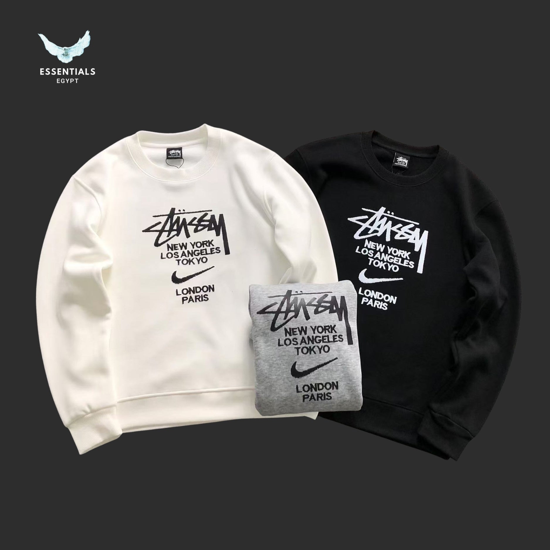Stussy World Tour Crewneck Sweatshirt