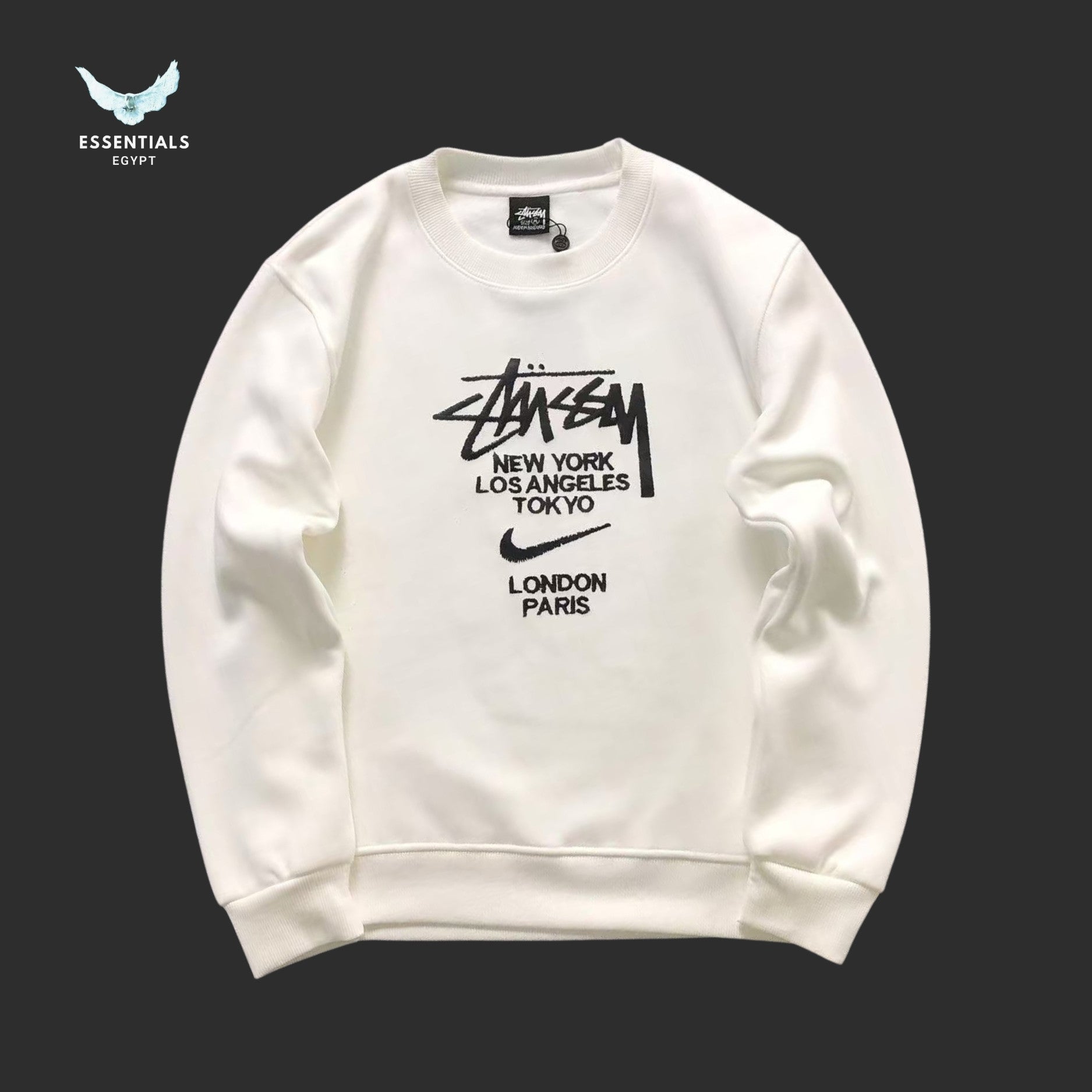 Stussy World Tour Crewneck Sweatshirt