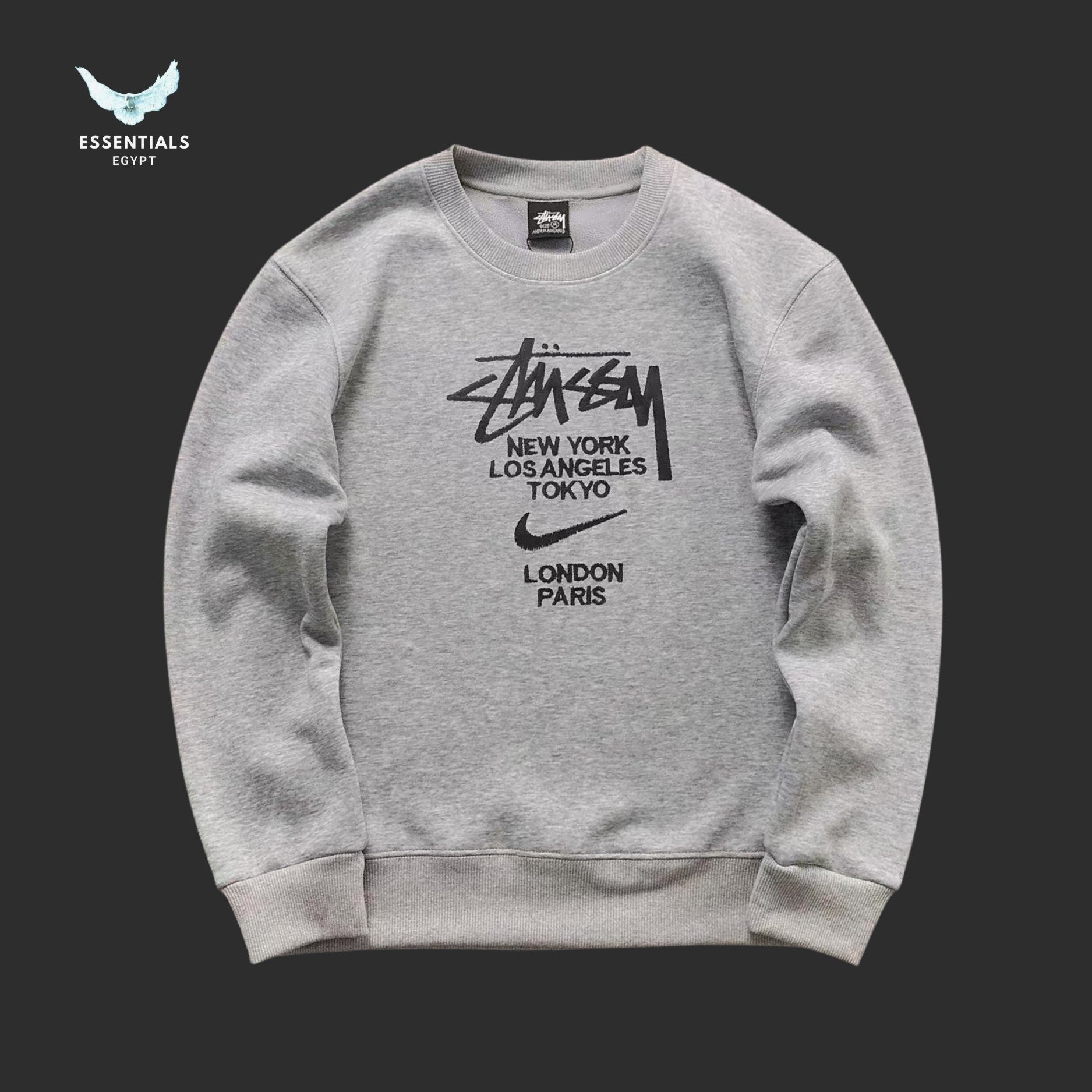 Stussy World Tour Crewneck Sweatshirt