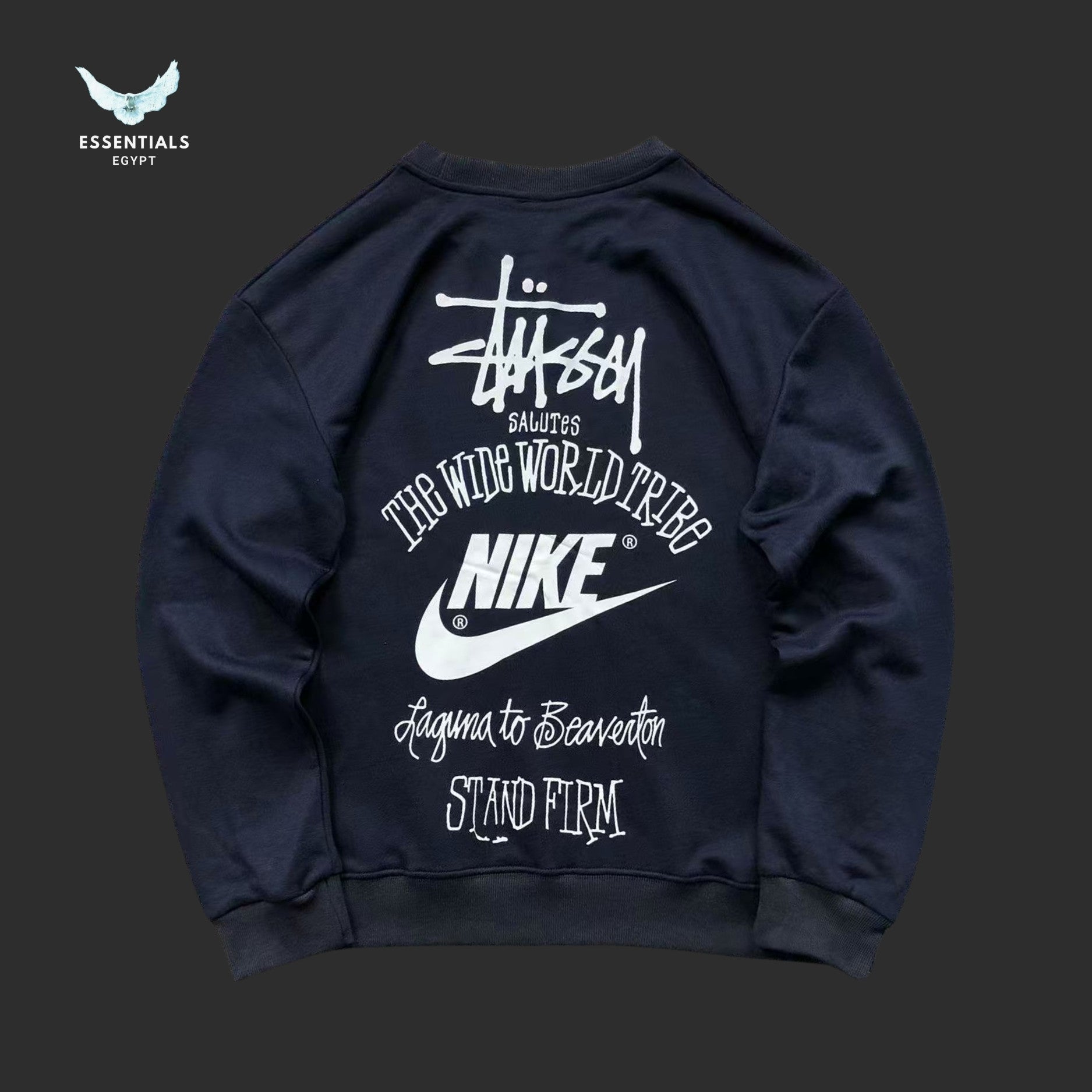 Stussy x Nike The Wide World Tribe Crewneck Sweatshirt