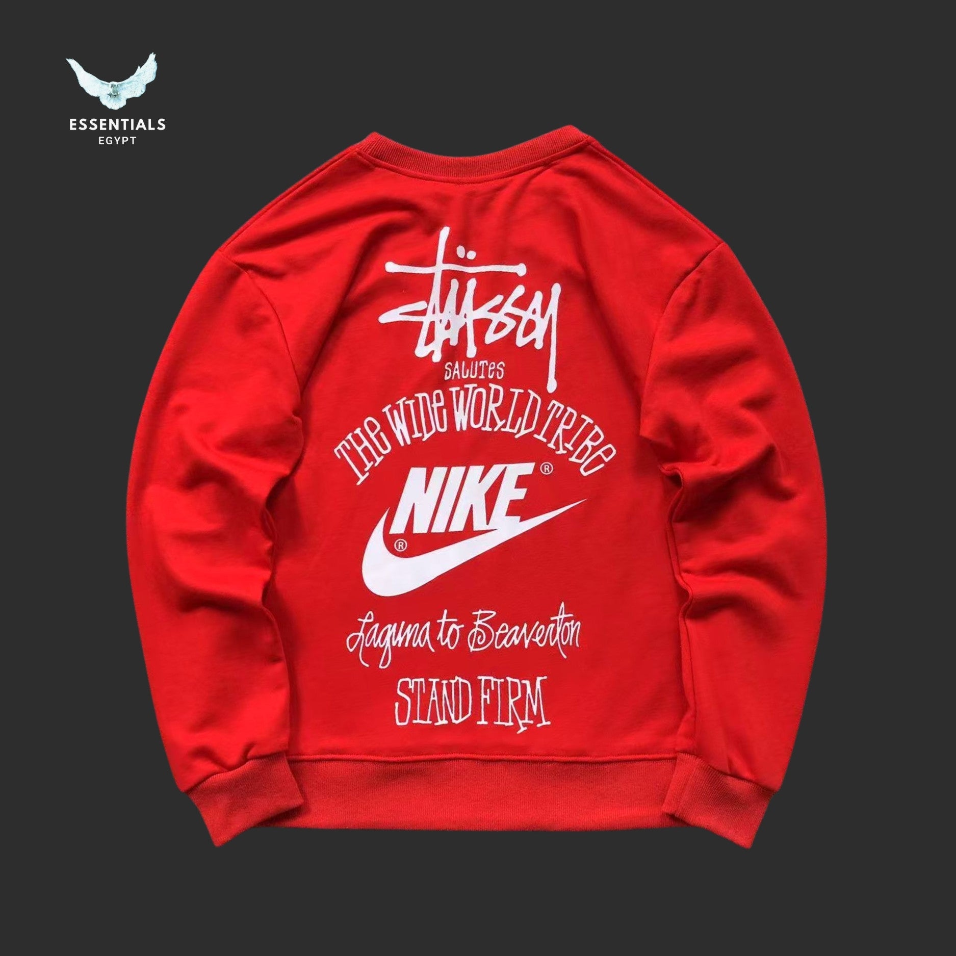 Stussy x Nike The Wide World Tribe Crewneck Sweatshirt