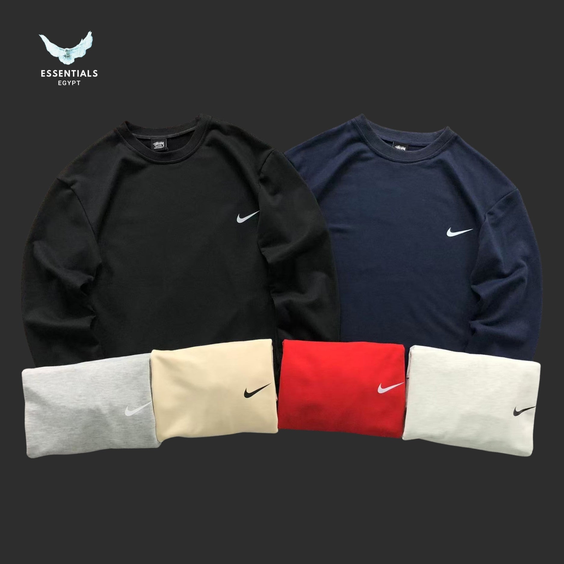 Stussy x Nike The Wide World Tribe Crewneck Sweatshirt
