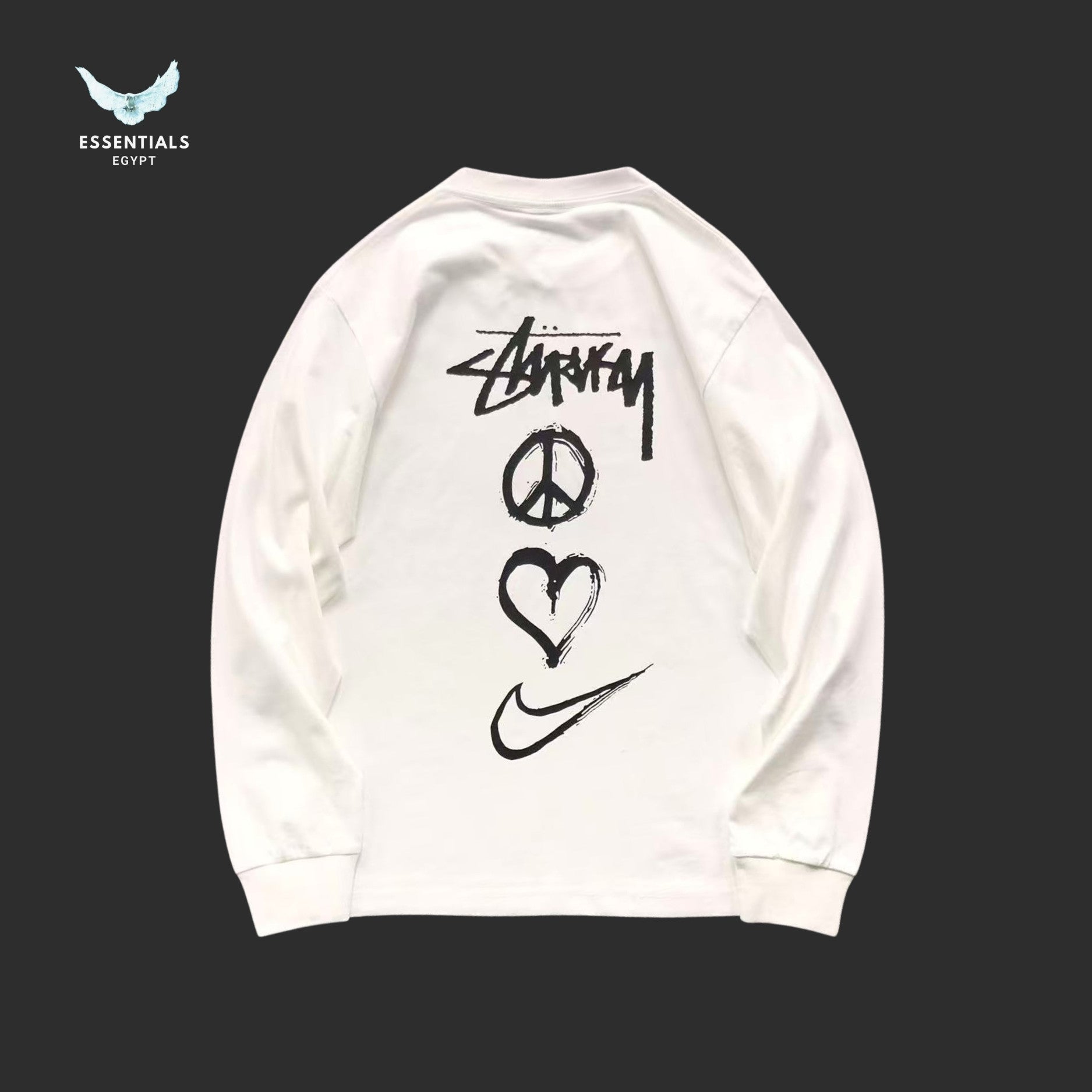 Stussy x Nike Peace Love Swoosh Sweatshirt