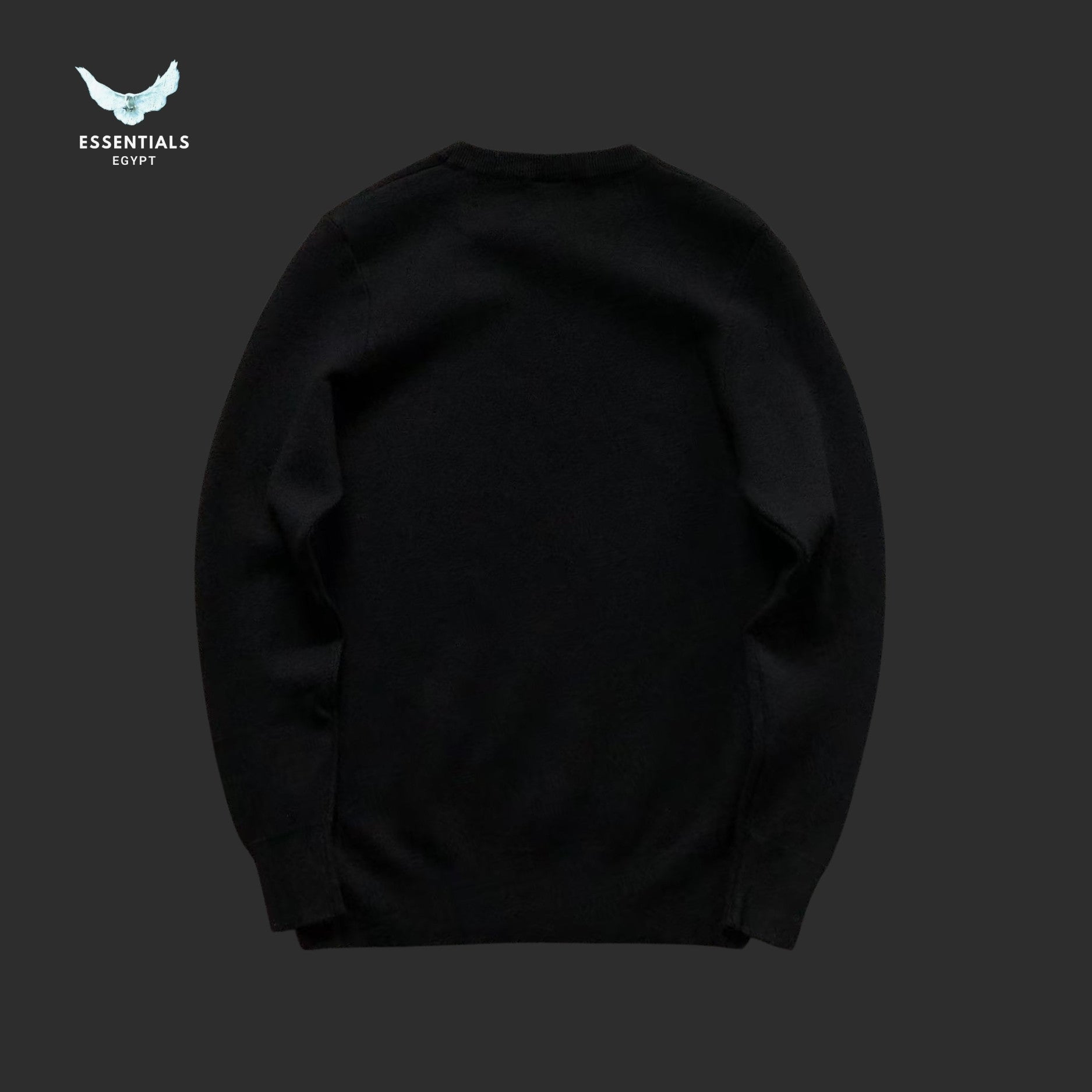 Black Stussy sweatshirt with red and white Superior Quality print
