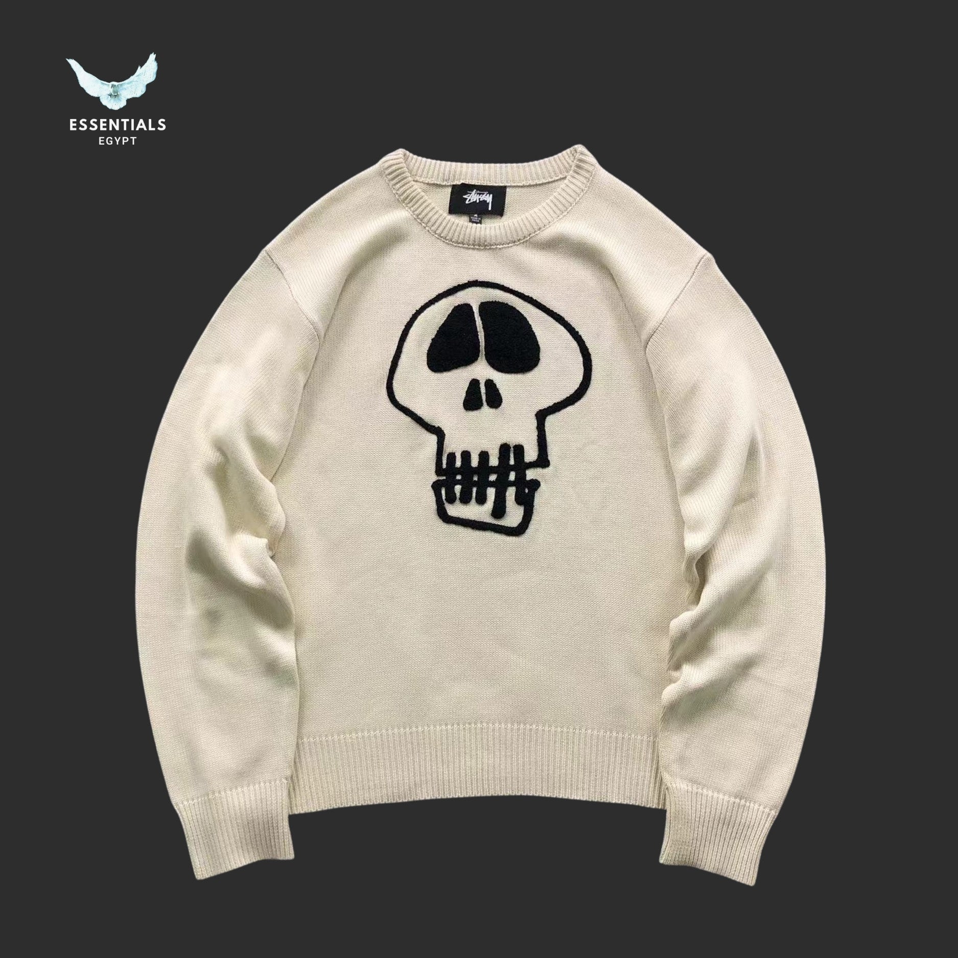 Stussy Skull Crewneck Sweater